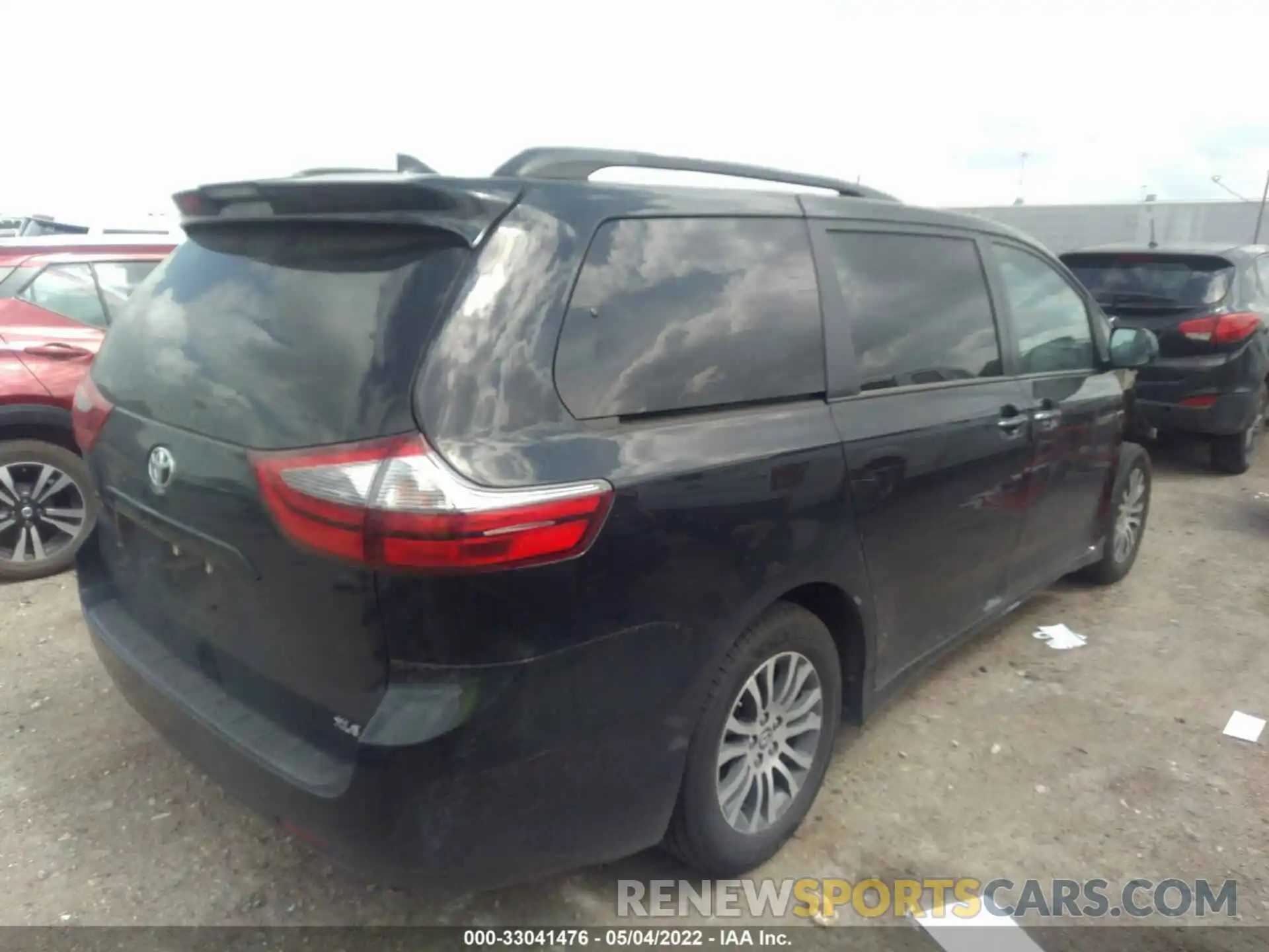 4 Фотография поврежденного автомобиля 5TDYZ3DC2LS048387 TOYOTA SIENNA 2020