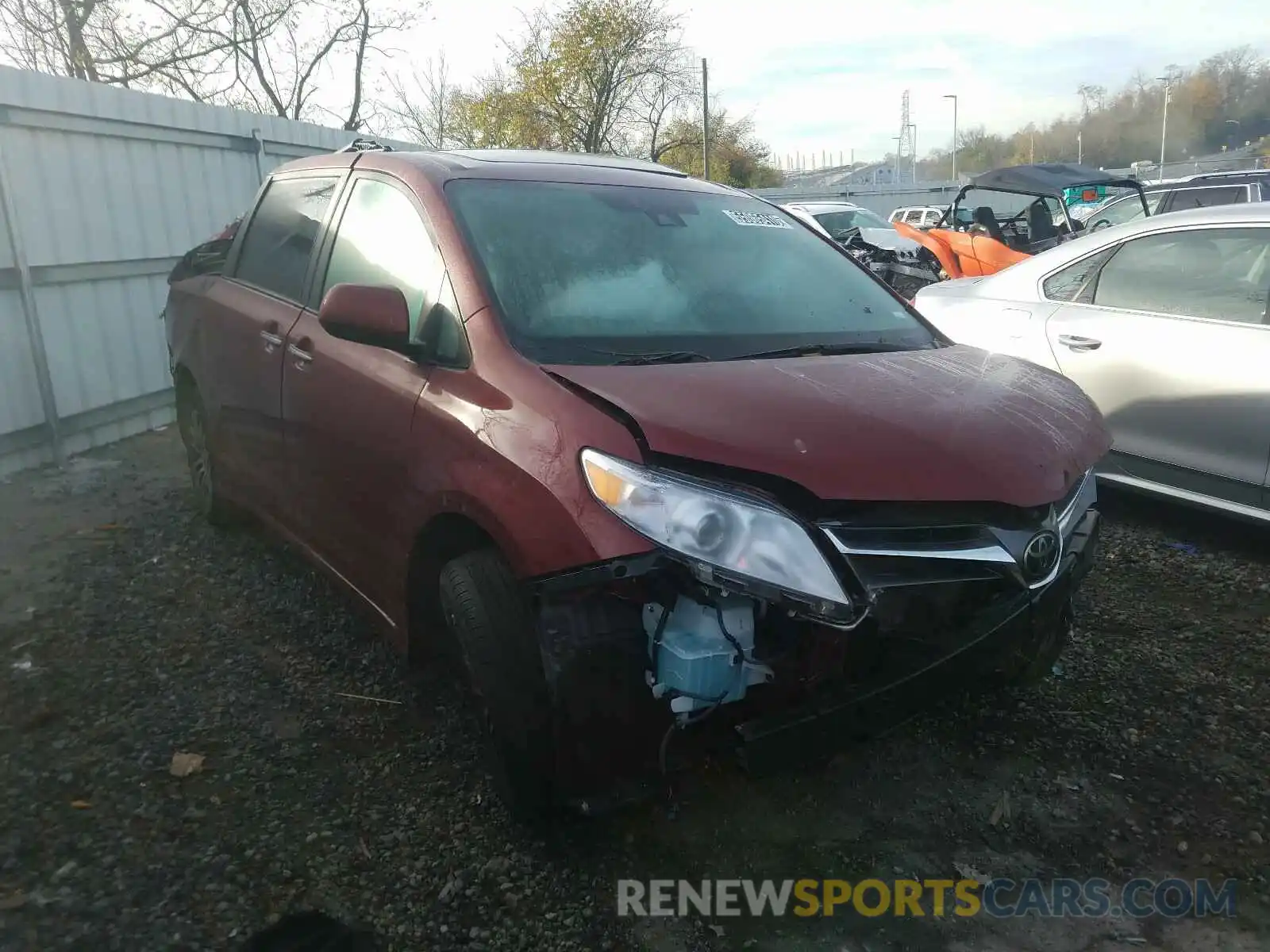 1 Photograph of a damaged car 5TDYZ3DC2LS065416 TOYOTA SIENNA 2020