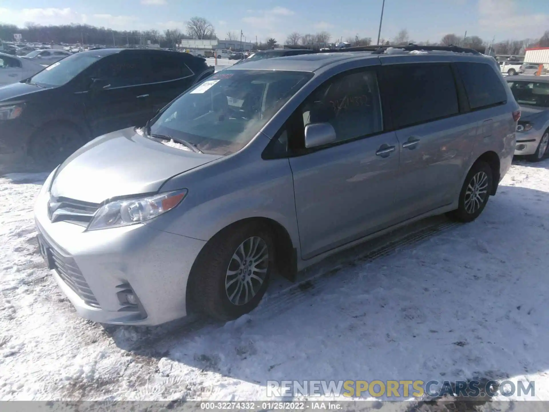 2 Фотография поврежденного автомобиля 5TDYZ3DC3LS031517 TOYOTA SIENNA 2020