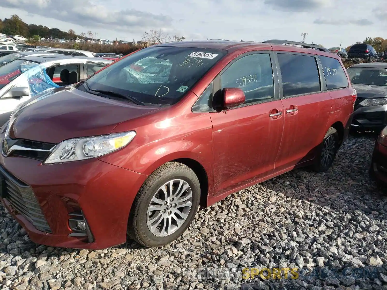 2 Фотография поврежденного автомобиля 5TDYZ3DC3LS033977 TOYOTA SIENNA 2020