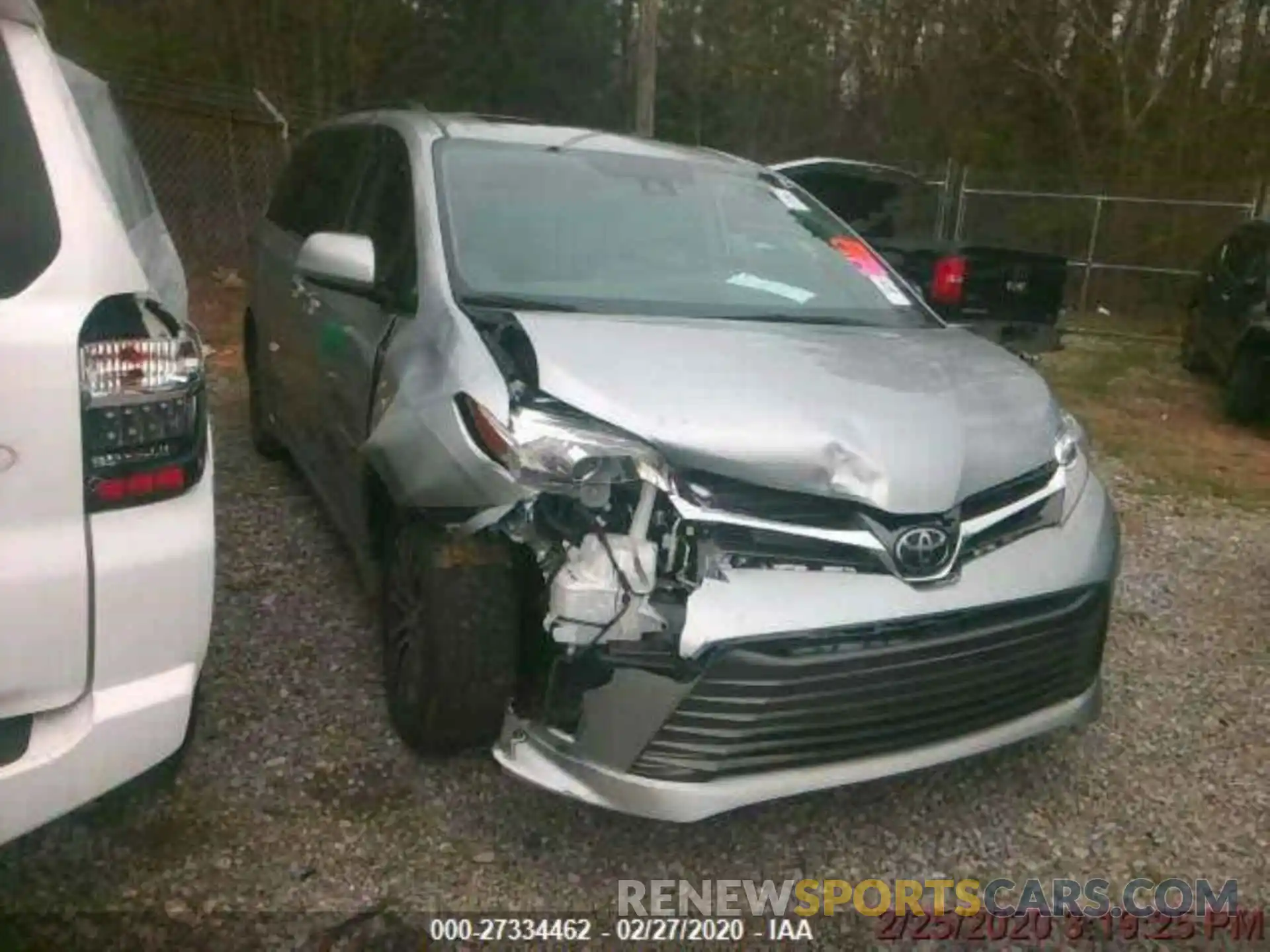 1 Photograph of a damaged car 5TDYZ3DC3LS041464 TOYOTA SIENNA 2020