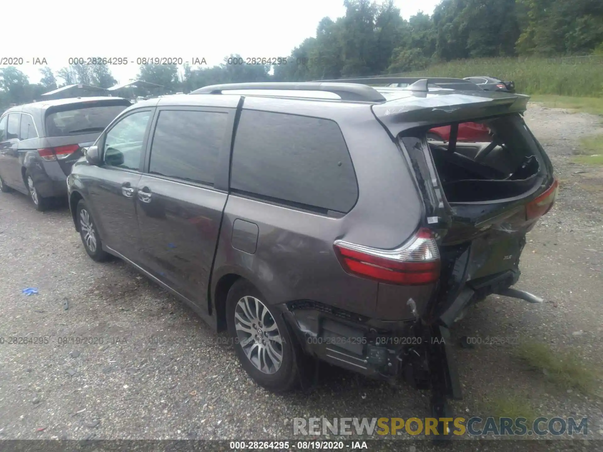 3 Фотография поврежденного автомобиля 5TDYZ3DC3LS042274 TOYOTA SIENNA 2020