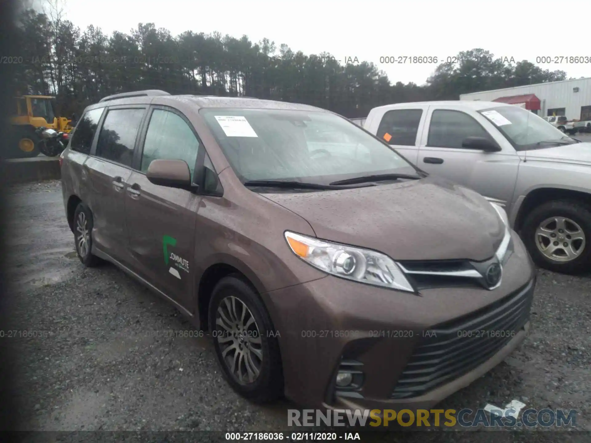 1 Photograph of a damaged car 5TDYZ3DC3LS042288 TOYOTA SIENNA 2020