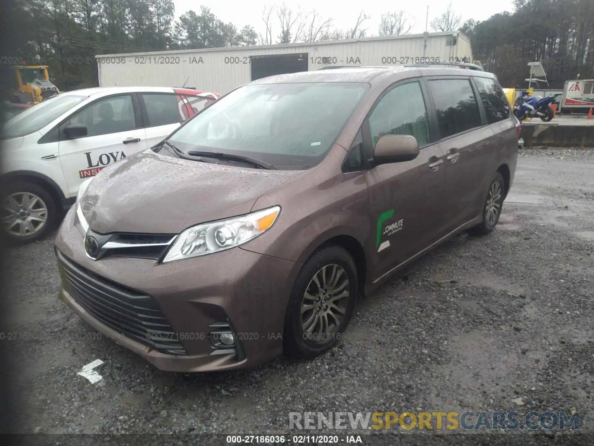 2 Photograph of a damaged car 5TDYZ3DC3LS042288 TOYOTA SIENNA 2020