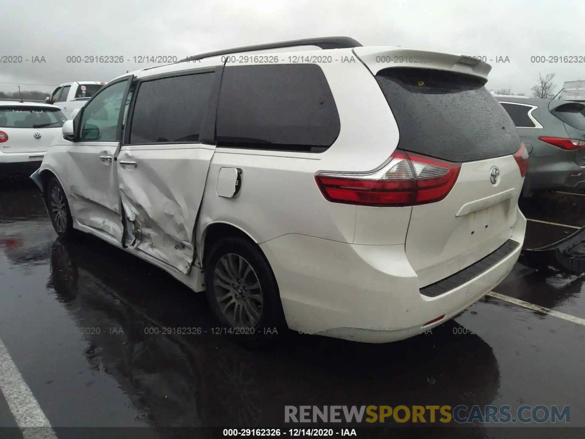 3 Фотография поврежденного автомобиля 5TDYZ3DC3LS049807 TOYOTA SIENNA 2020