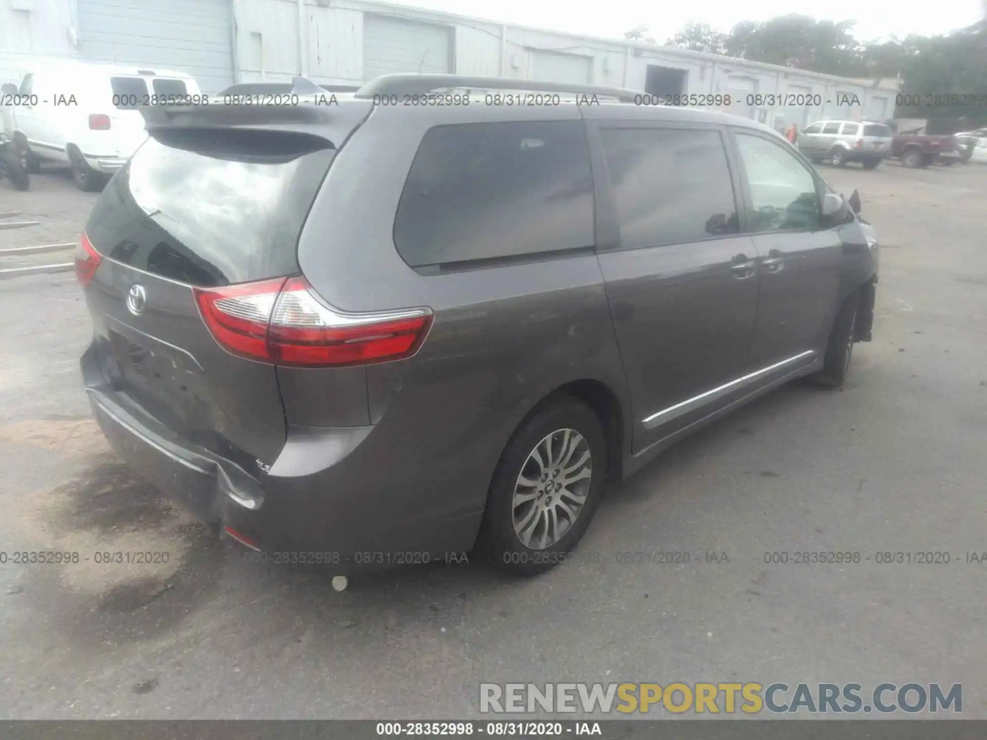 4 Фотография поврежденного автомобиля 5TDYZ3DC3LS052979 TOYOTA SIENNA 2020