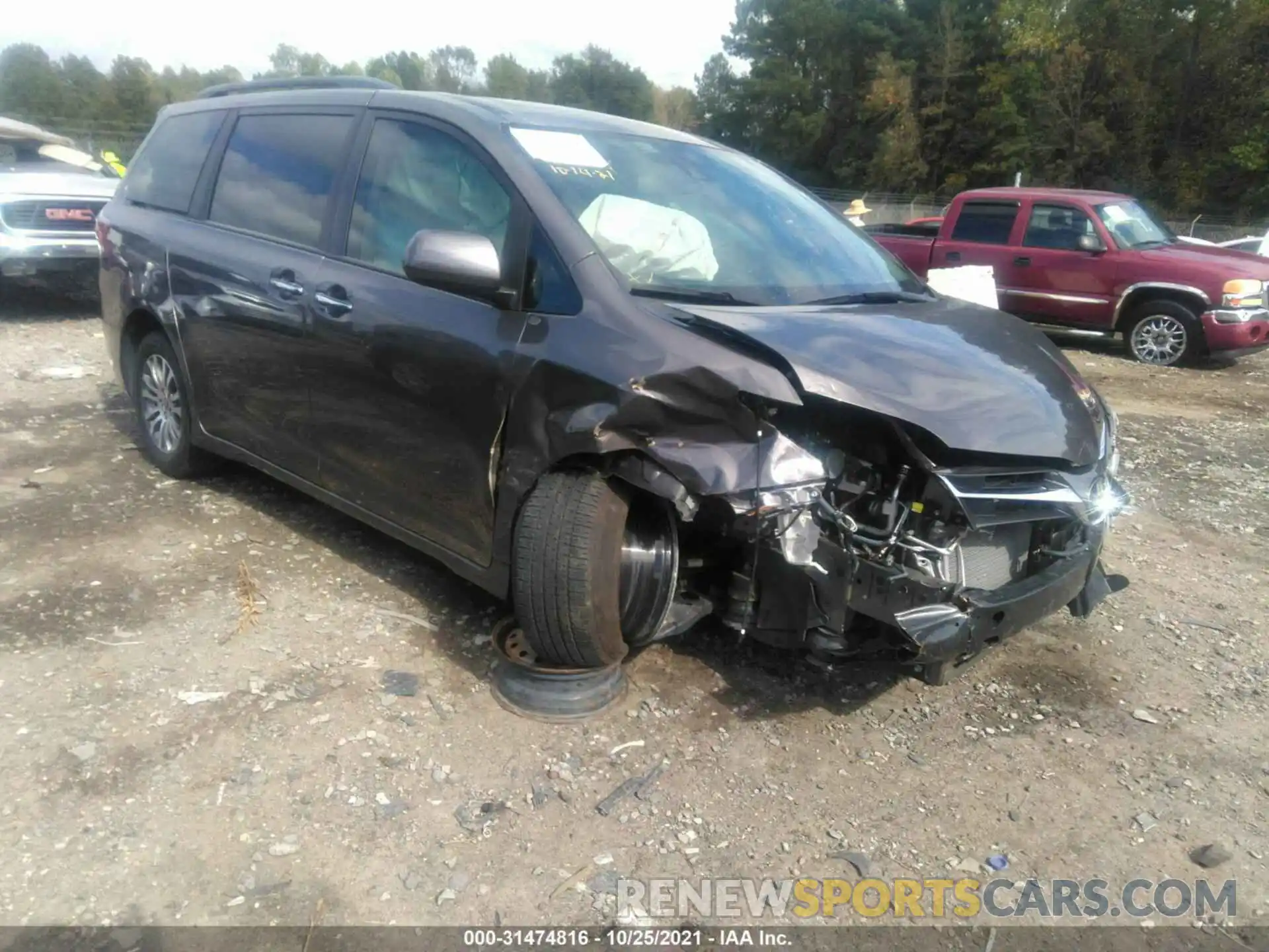 1 Photograph of a damaged car 5TDYZ3DC3LS078210 TOYOTA SIENNA 2020