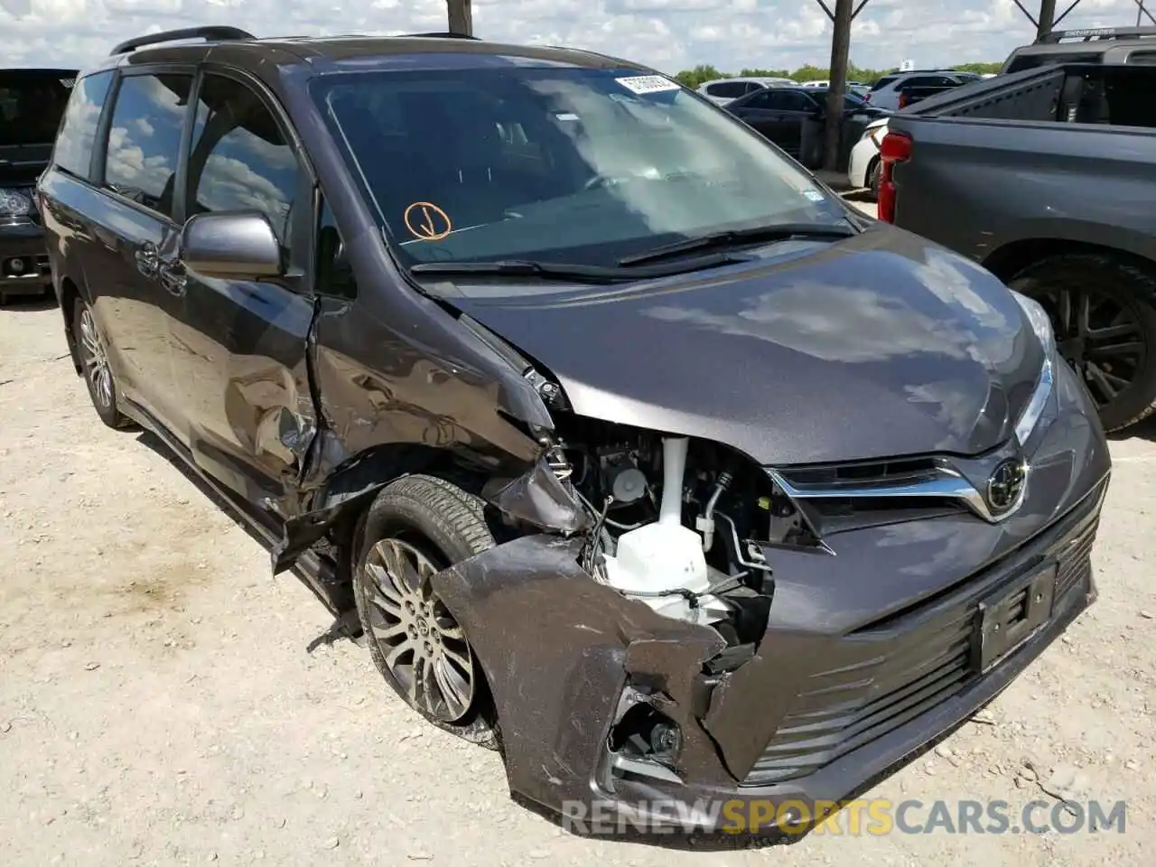 1 Photograph of a damaged car 5TDYZ3DC3LS084444 TOYOTA SIENNA 2020