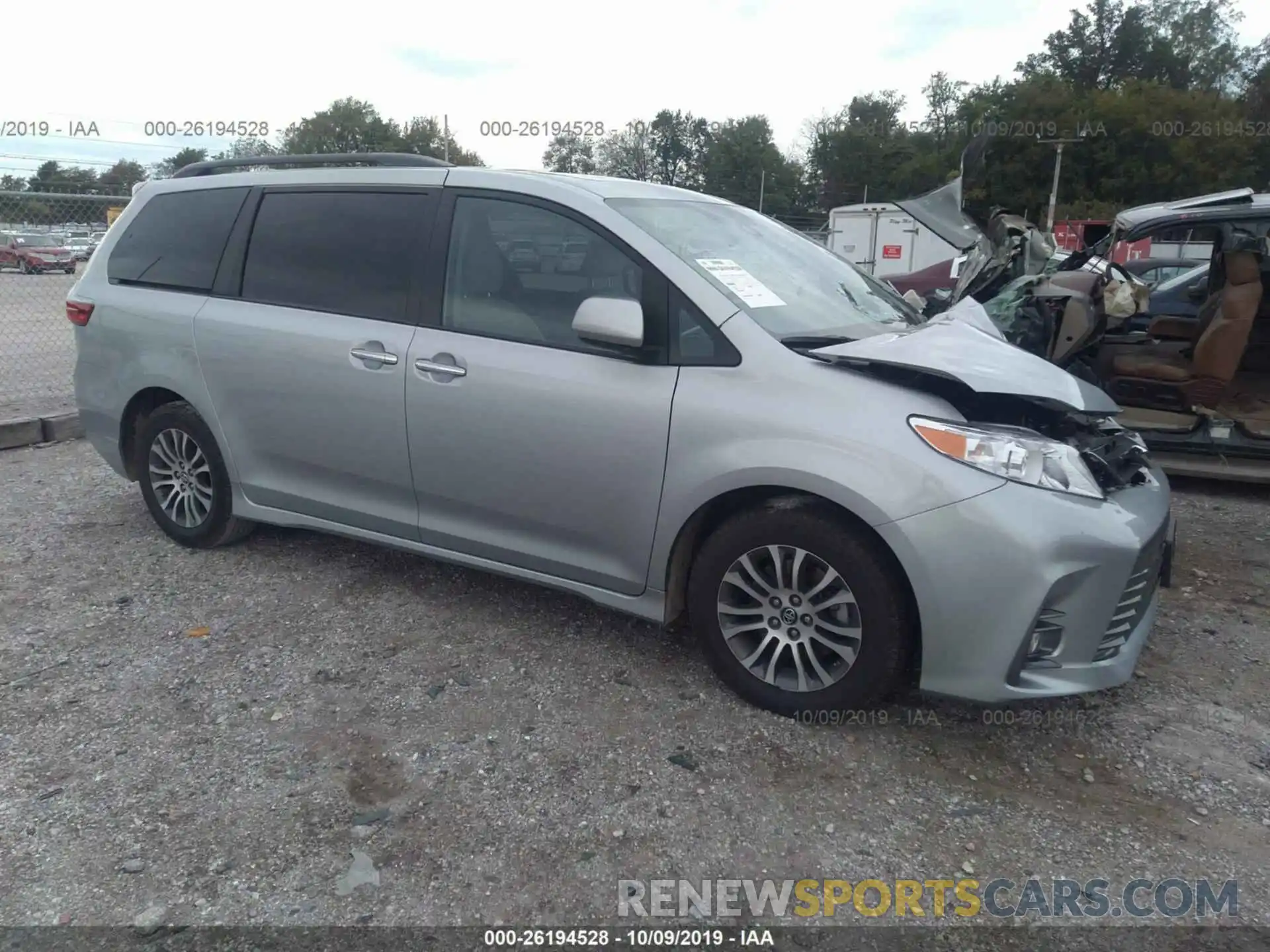 1 Фотография поврежденного автомобиля 5TDYZ3DC4LS023068 TOYOTA SIENNA 2020