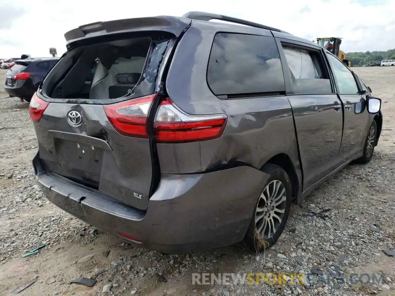 4 Фотография поврежденного автомобиля 5TDYZ3DC4LS024639 TOYOTA SIENNA 2020