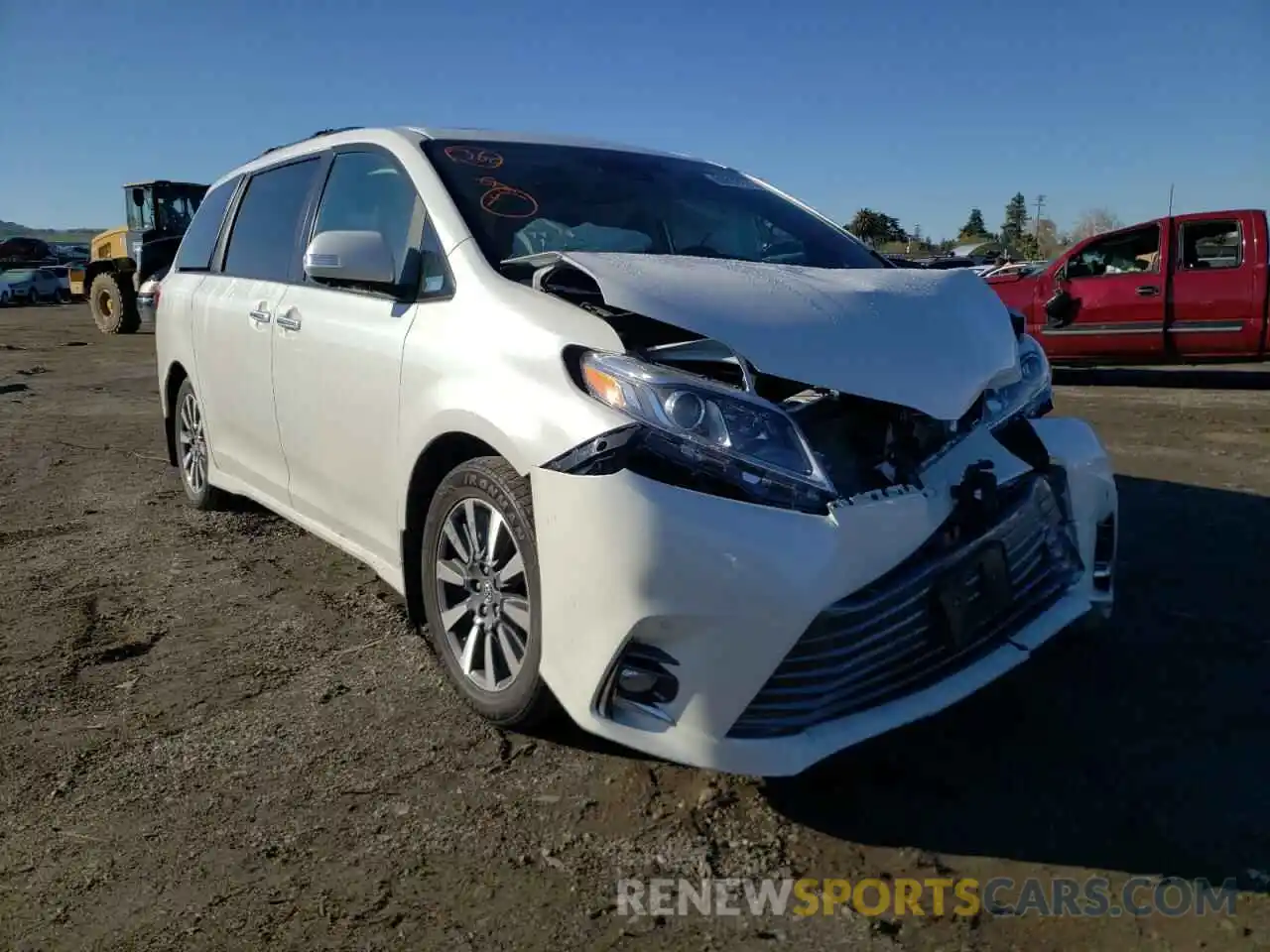 1 Фотография поврежденного автомобиля 5TDYZ3DC4LS031722 TOYOTA SIENNA 2020