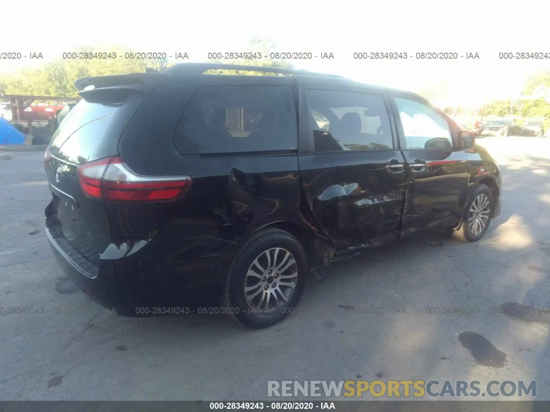 4 Фотография поврежденного автомобиля 5TDYZ3DC4LS033941 TOYOTA SIENNA 2020