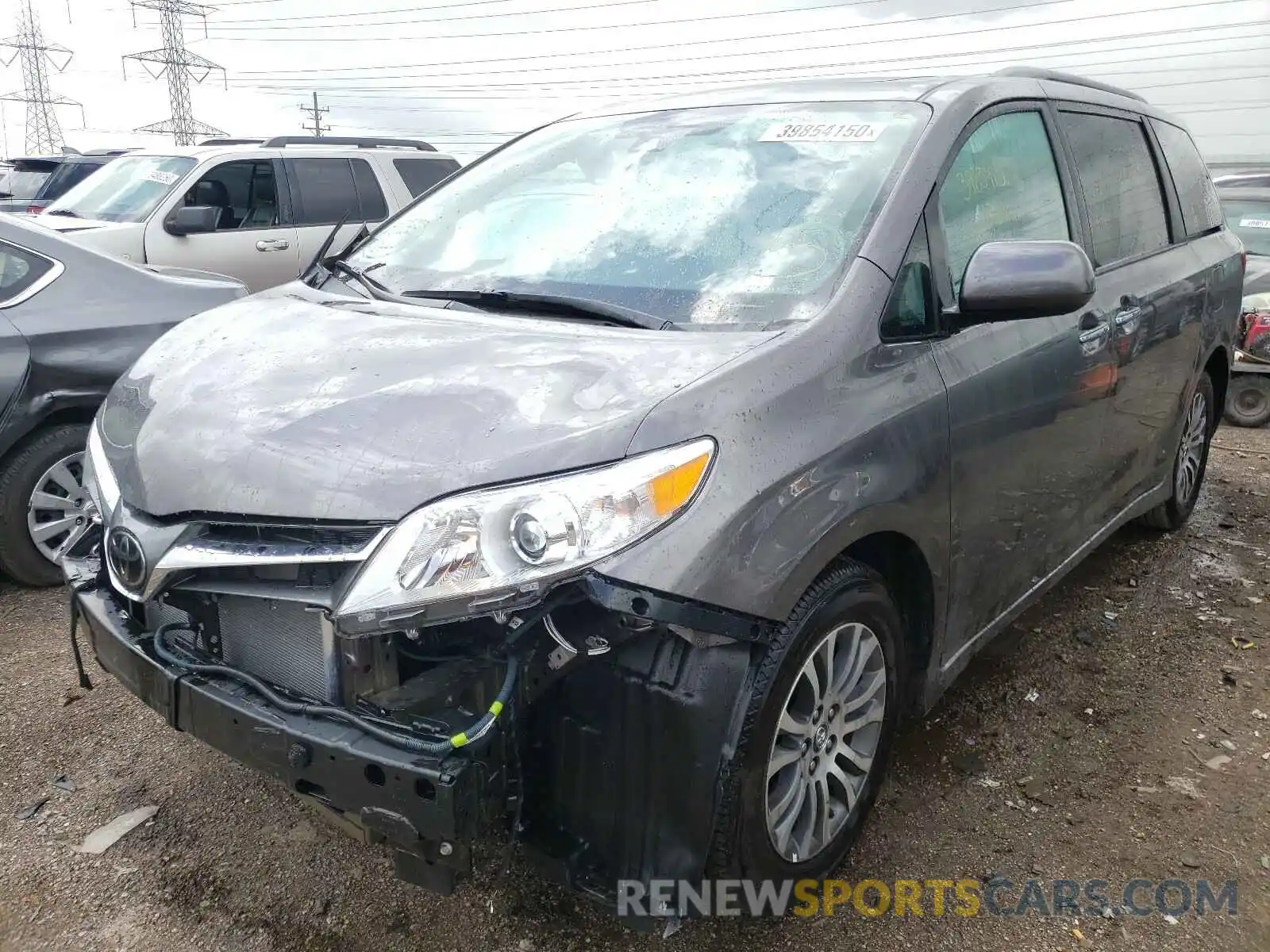 2 Photograph of a damaged car 5TDYZ3DC4LS045653 TOYOTA SIENNA 2020