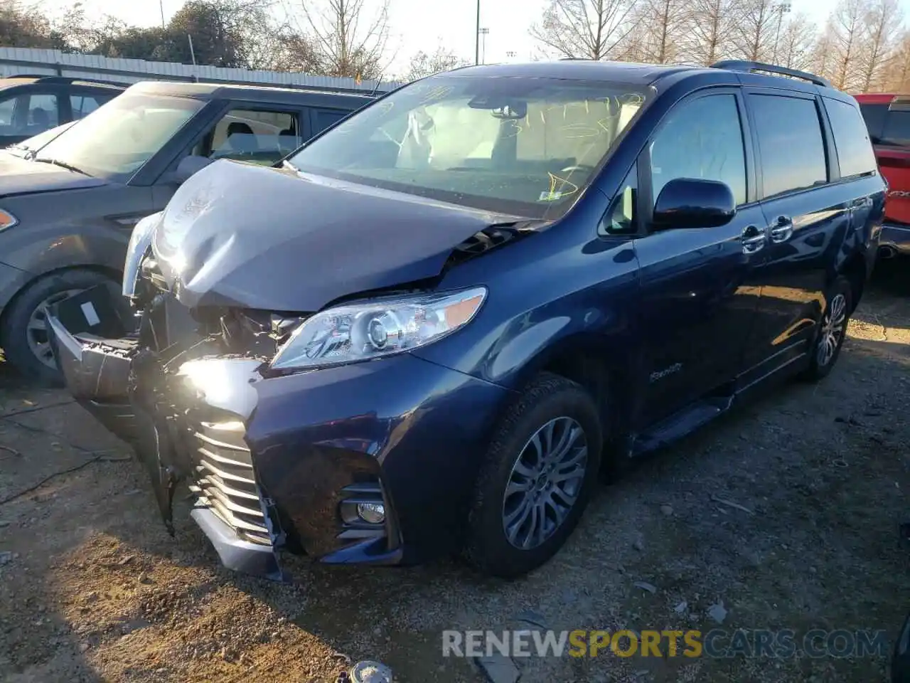 2 Photograph of a damaged car 5TDYZ3DC4LS084128 TOYOTA SIENNA 2020