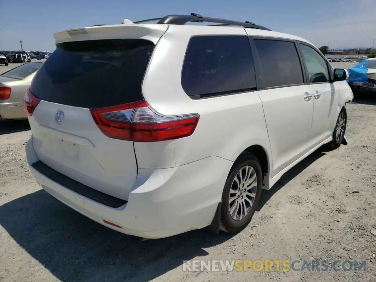 4 Фотография поврежденного автомобиля 5TDYZ3DC5LS031423 TOYOTA SIENNA 2020