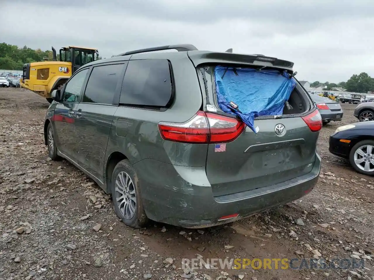 3 Фотография поврежденного автомобиля 5TDYZ3DC5LS032085 TOYOTA SIENNA 2020