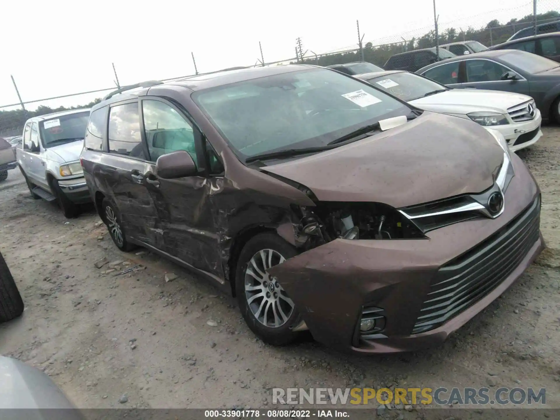 1 Фотография поврежденного автомобиля 5TDYZ3DC5LS036976 TOYOTA SIENNA 2020