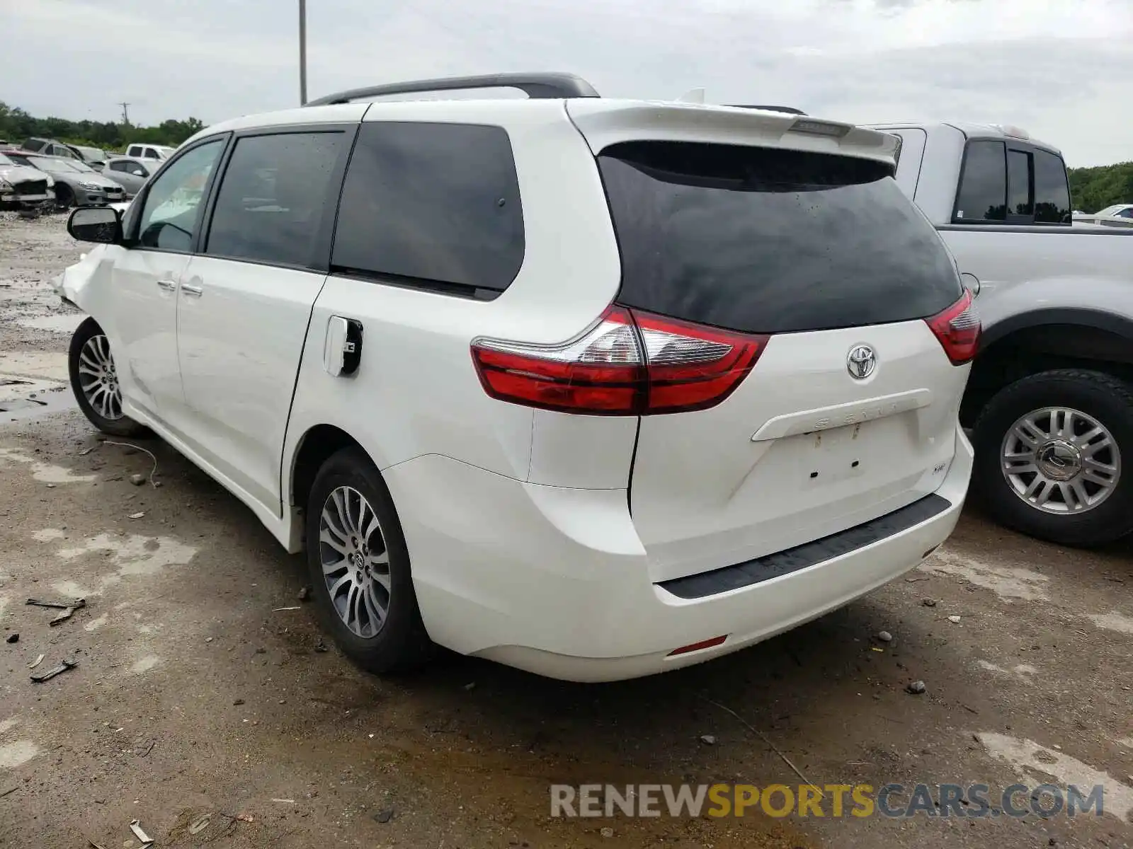 3 Фотография поврежденного автомобиля 5TDYZ3DC5LS043443 TOYOTA SIENNA 2020