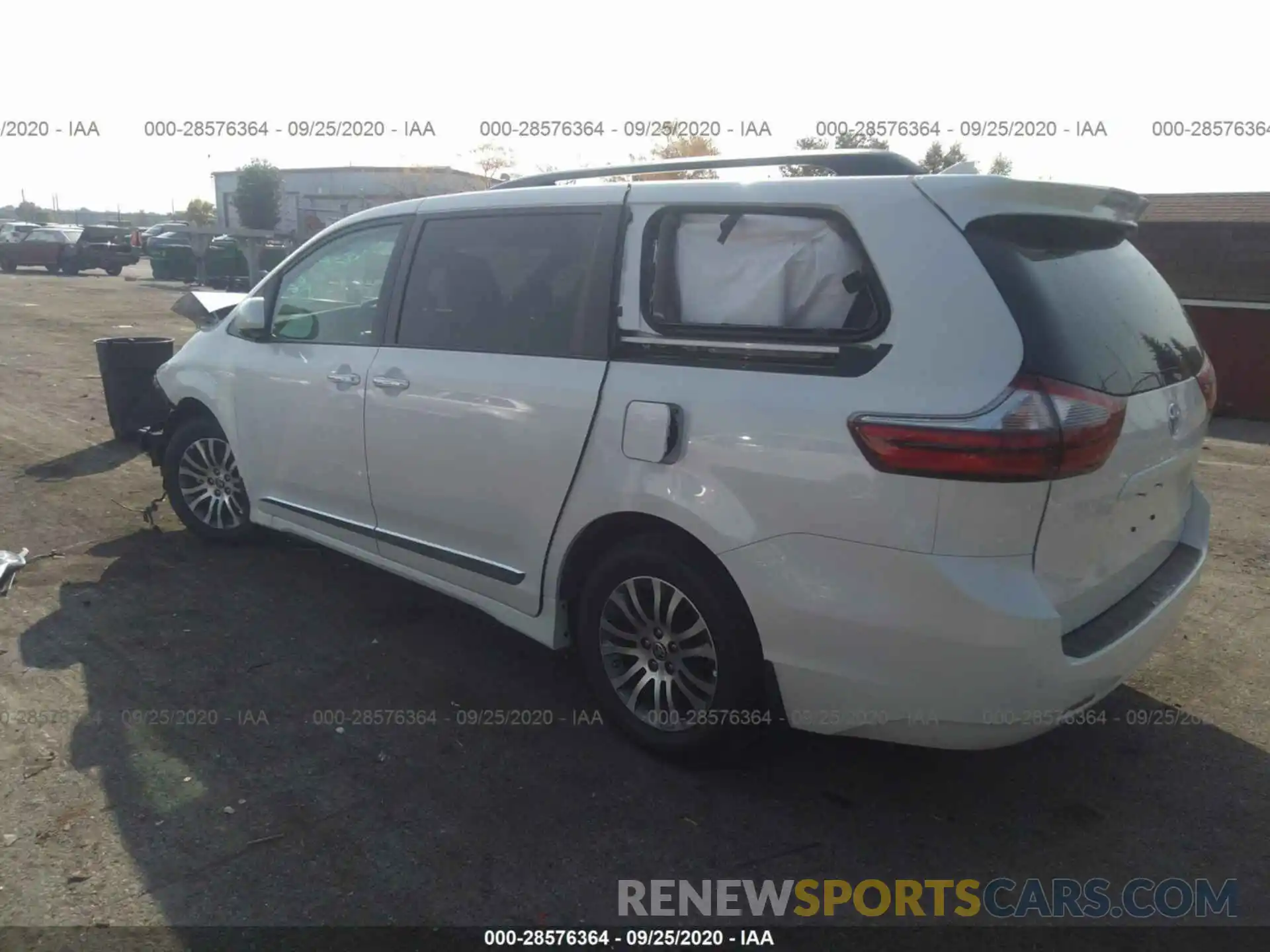 3 Фотография поврежденного автомобиля 5TDYZ3DC5LS077253 TOYOTA SIENNA 2020