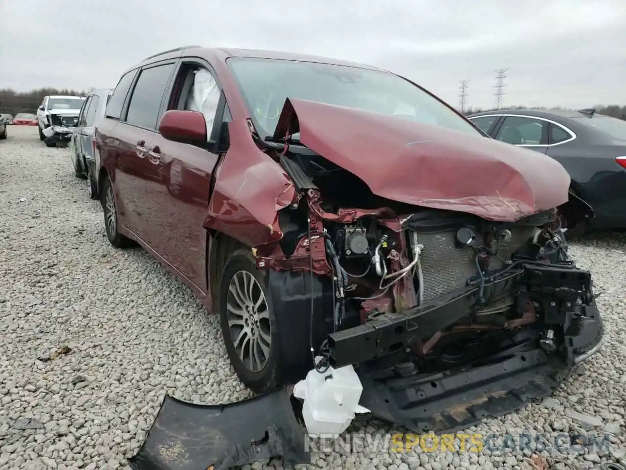 1 Photograph of a damaged car 5TDYZ3DC6LS035545 TOYOTA SIENNA 2020