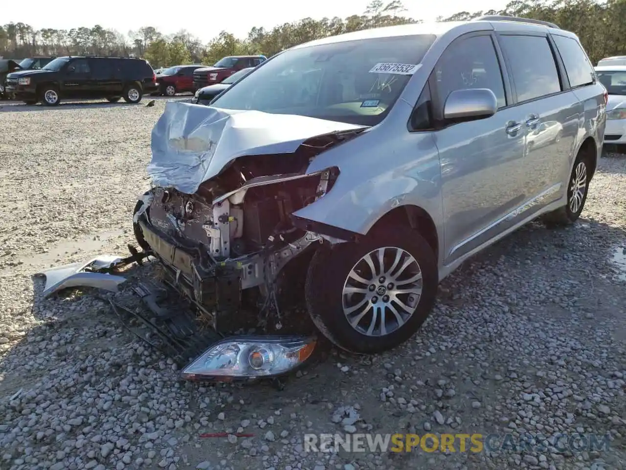 2 Photograph of a damaged car 5TDYZ3DC6LS058582 TOYOTA SIENNA 2020