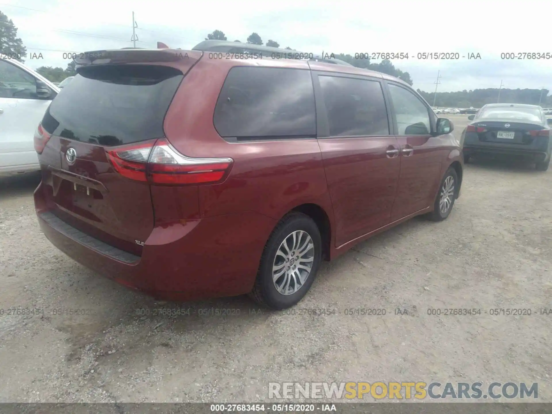 4 Фотография поврежденного автомобиля 5TDYZ3DC6LS064141 TOYOTA SIENNA 2020