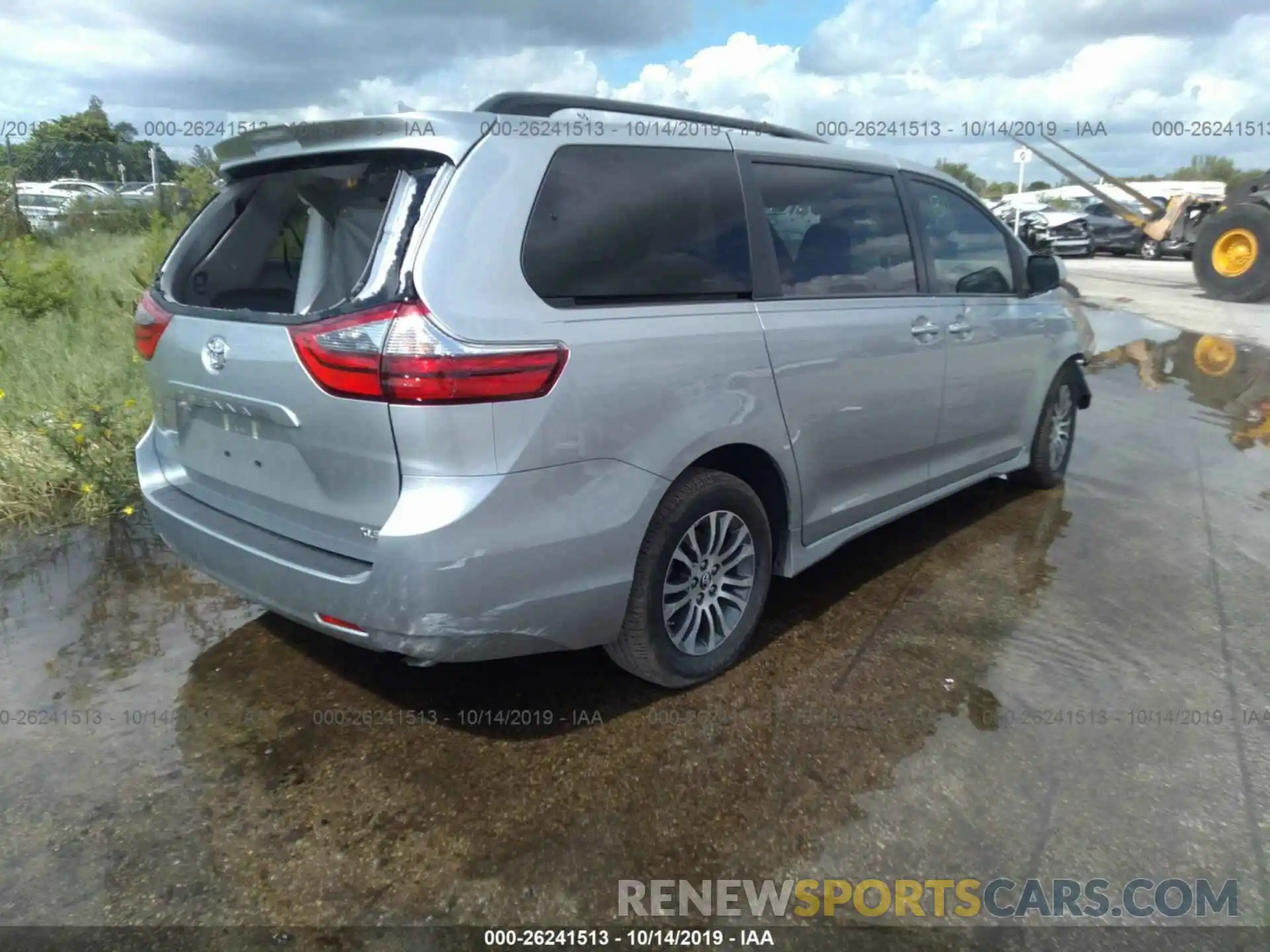 4 Фотография поврежденного автомобиля 5TDYZ3DC7LS023100 TOYOTA SIENNA 2020