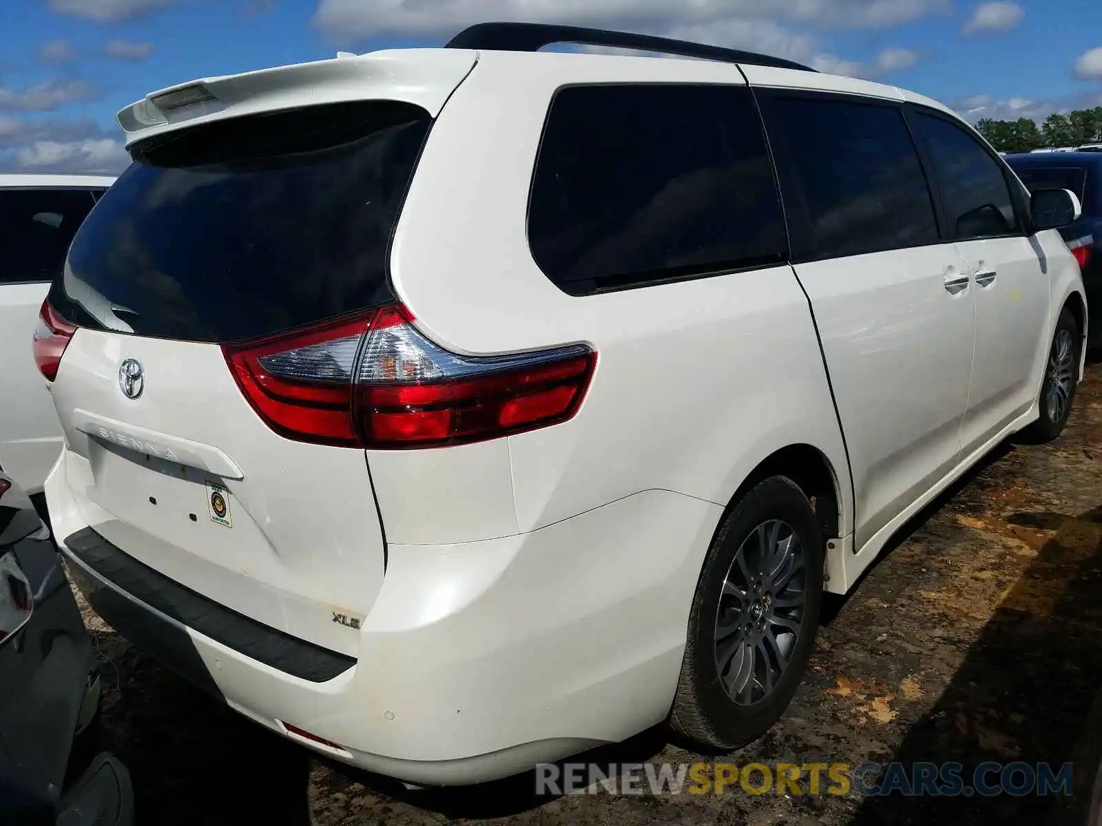 4 Фотография поврежденного автомобиля 5TDYZ3DC7LS023629 TOYOTA SIENNA 2020