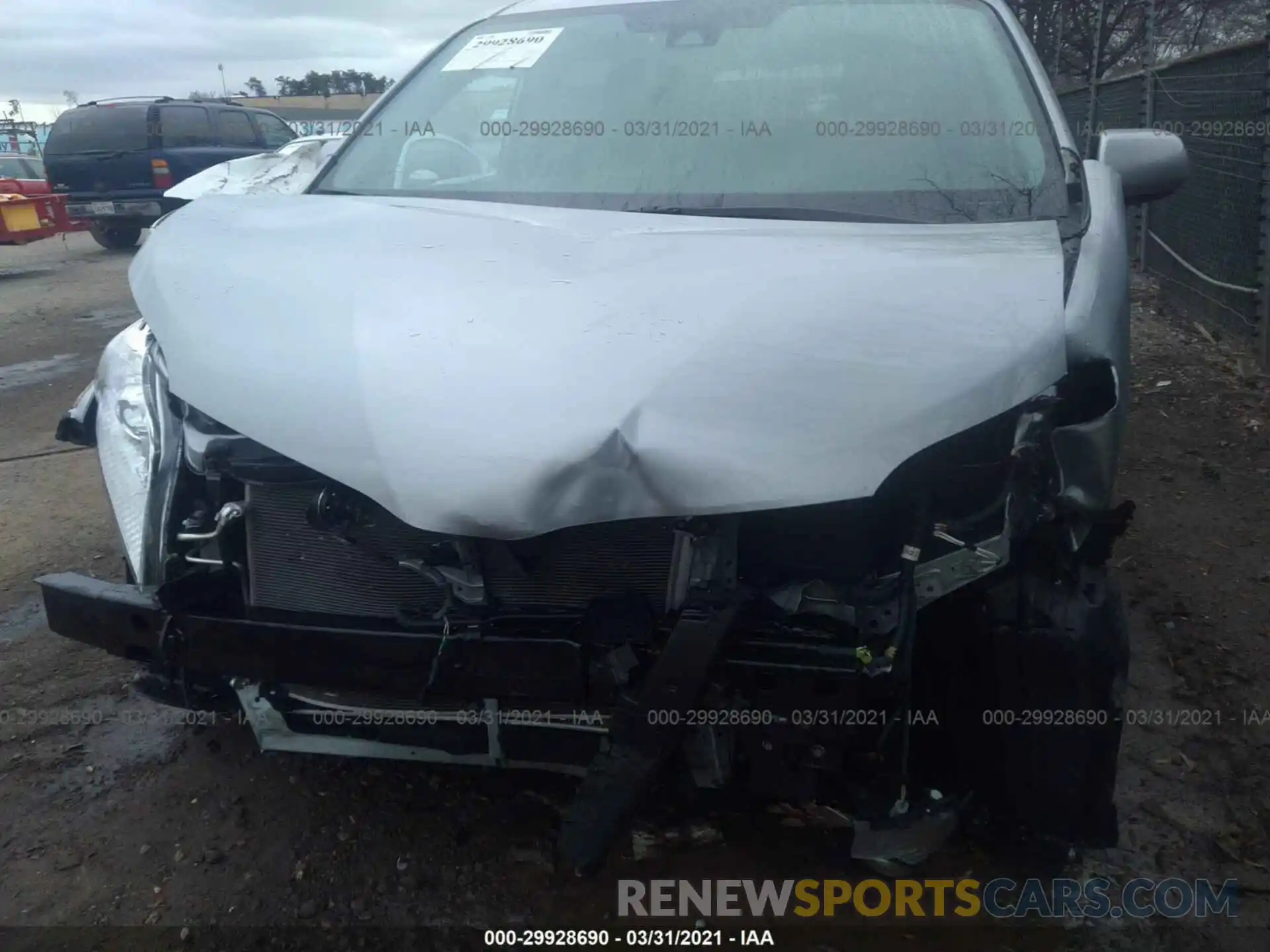 6 Photograph of a damaged car 5TDYZ3DC7LS037255 TOYOTA SIENNA 2020