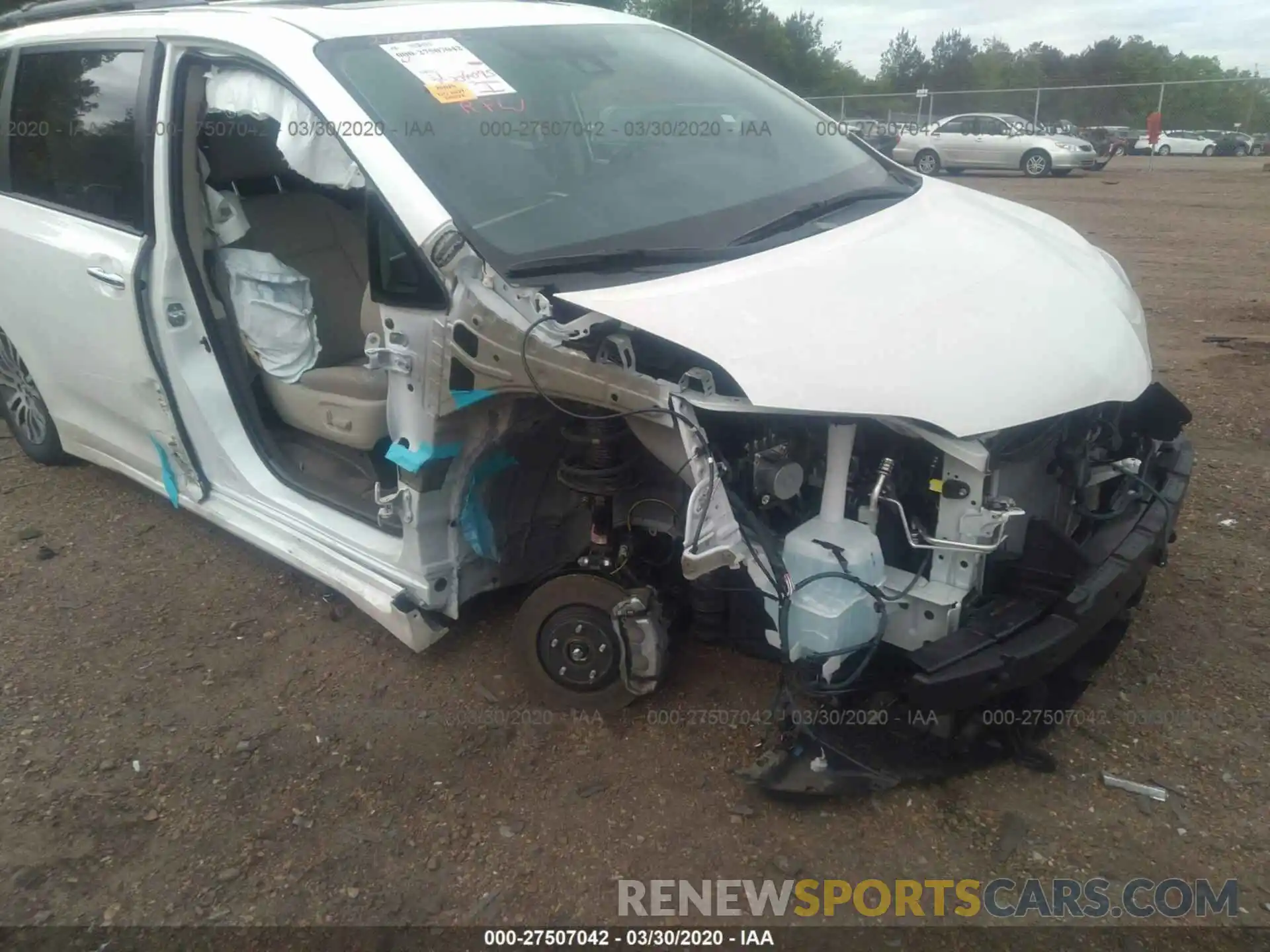 6 Photograph of a damaged car 5TDYZ3DC7LS047994 TOYOTA SIENNA 2020