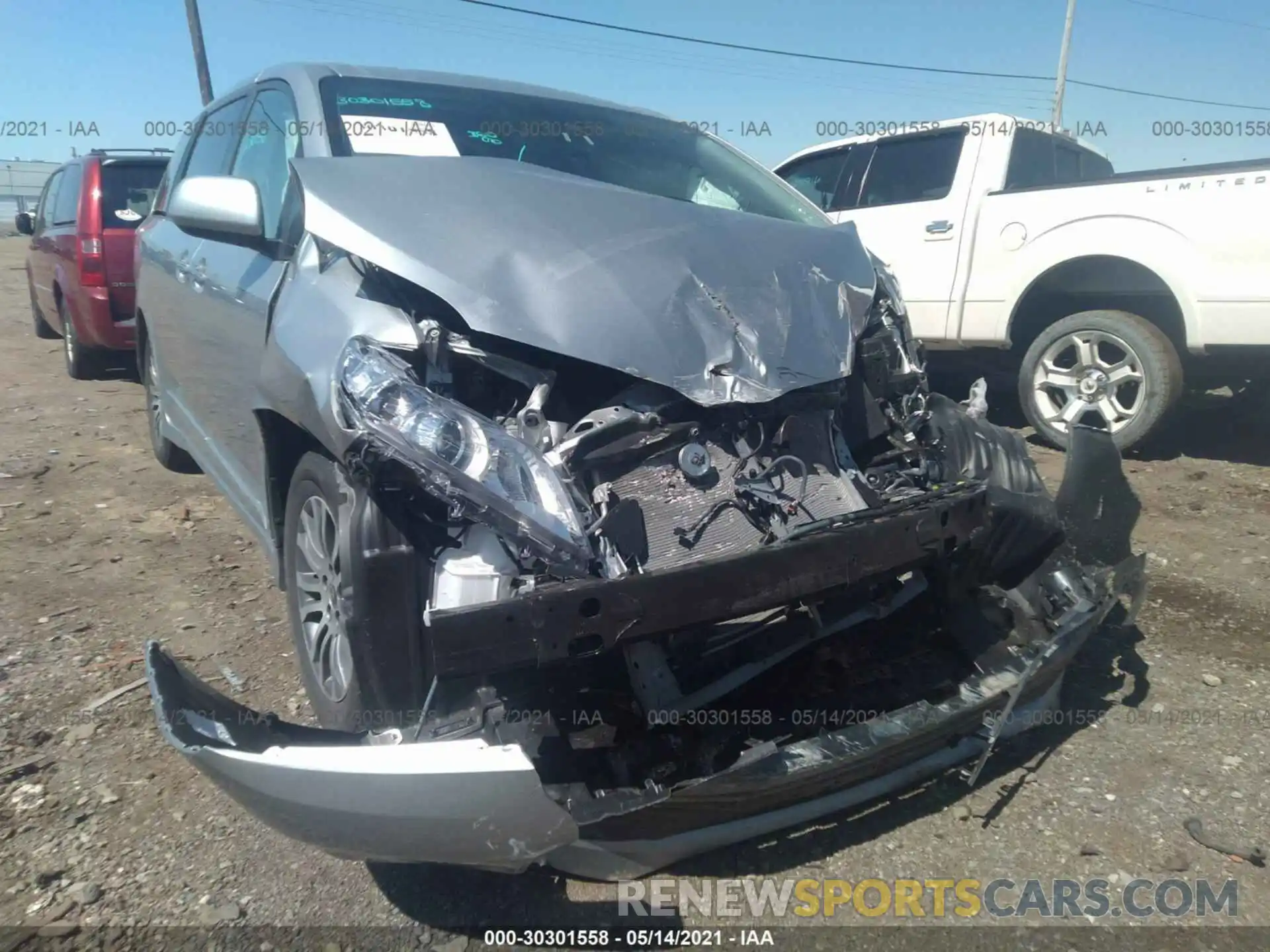 6 Photograph of a damaged car 5TDYZ3DC7LS059434 TOYOTA SIENNA 2020