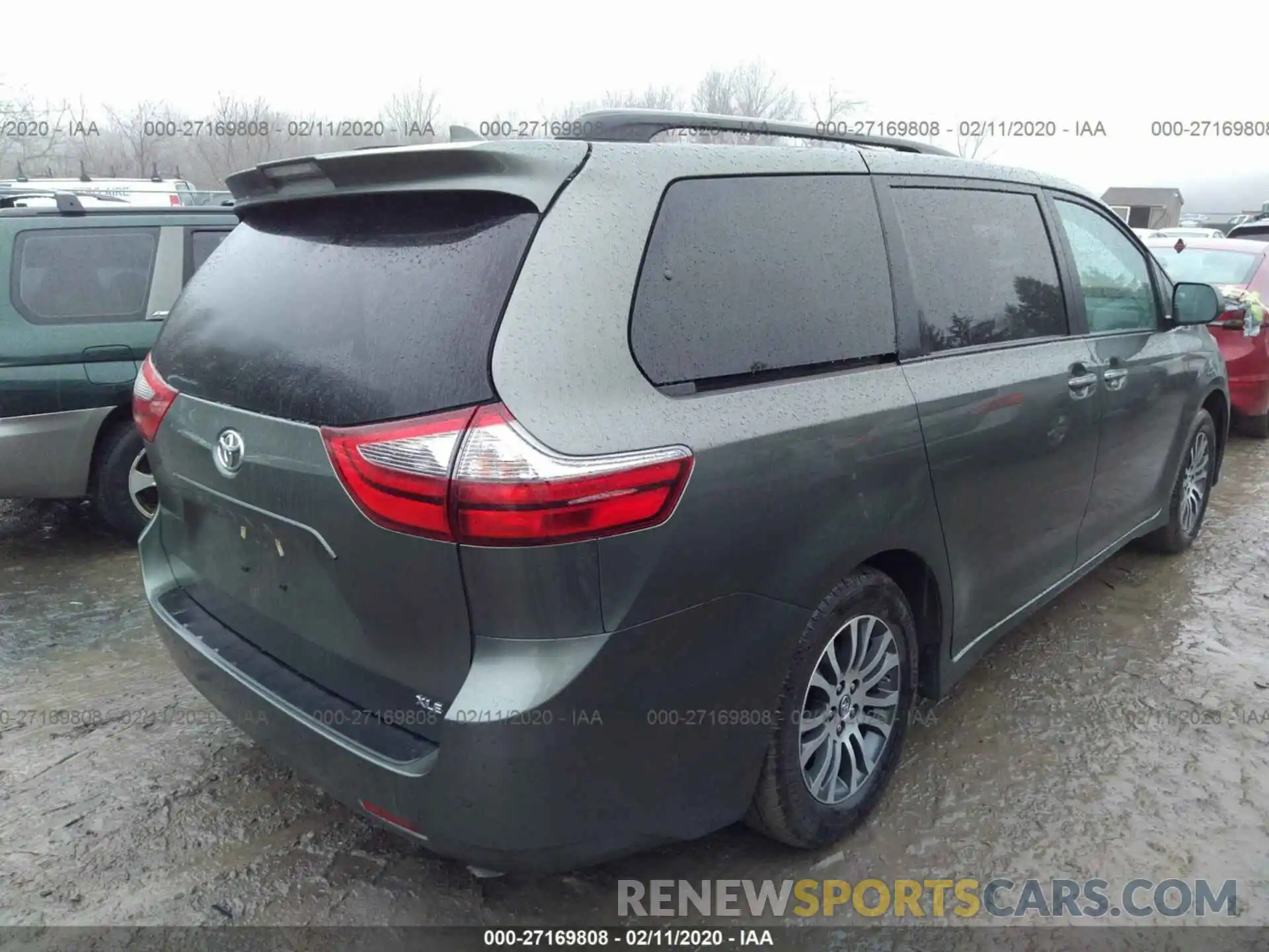 4 Фотография поврежденного автомобиля 5TDYZ3DC8LS022506 TOYOTA SIENNA 2020