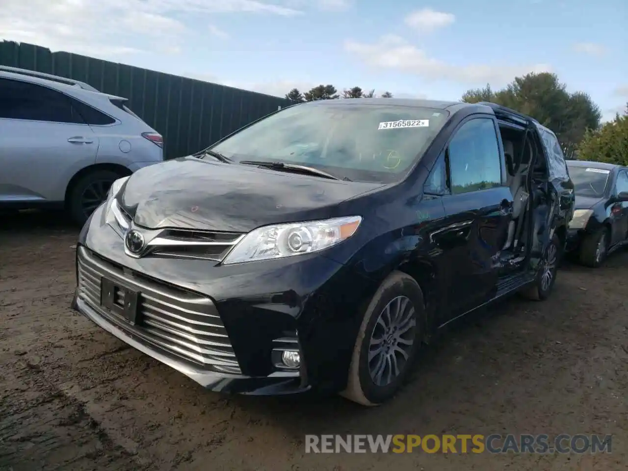 2 Photograph of a damaged car 5TDYZ3DC8LS039208 TOYOTA SIENNA 2020