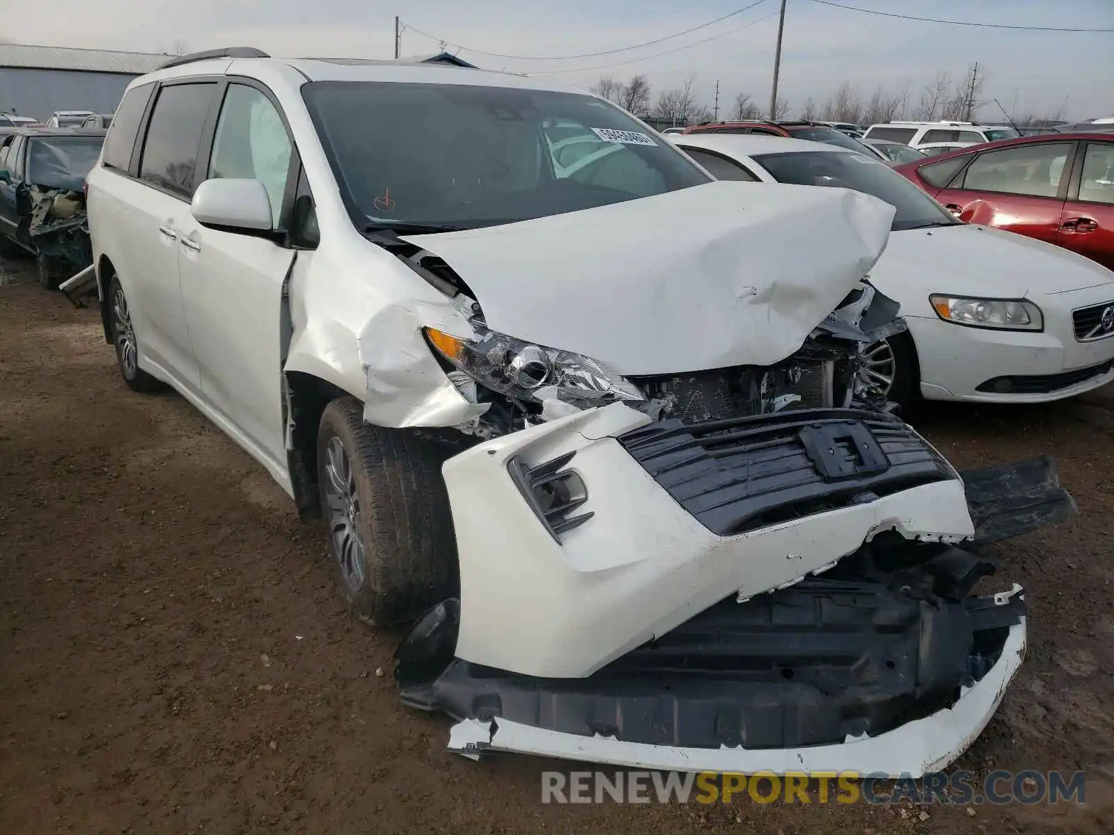 1 Photograph of a damaged car 5TDYZ3DC8LS055084 TOYOTA SIENNA 2020