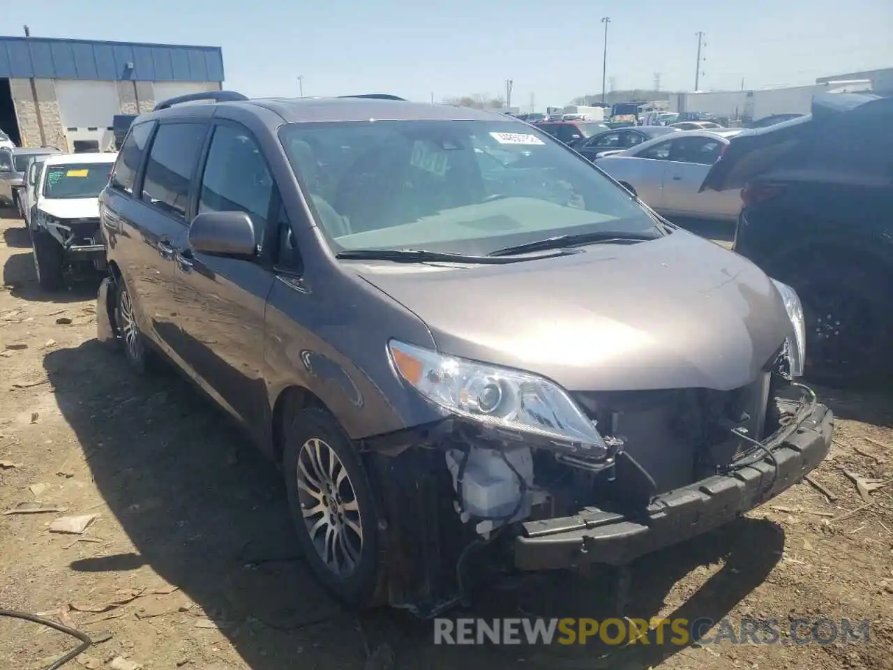 1 Photograph of a damaged car 5TDYZ3DC8LS078526 TOYOTA SIENNA 2020