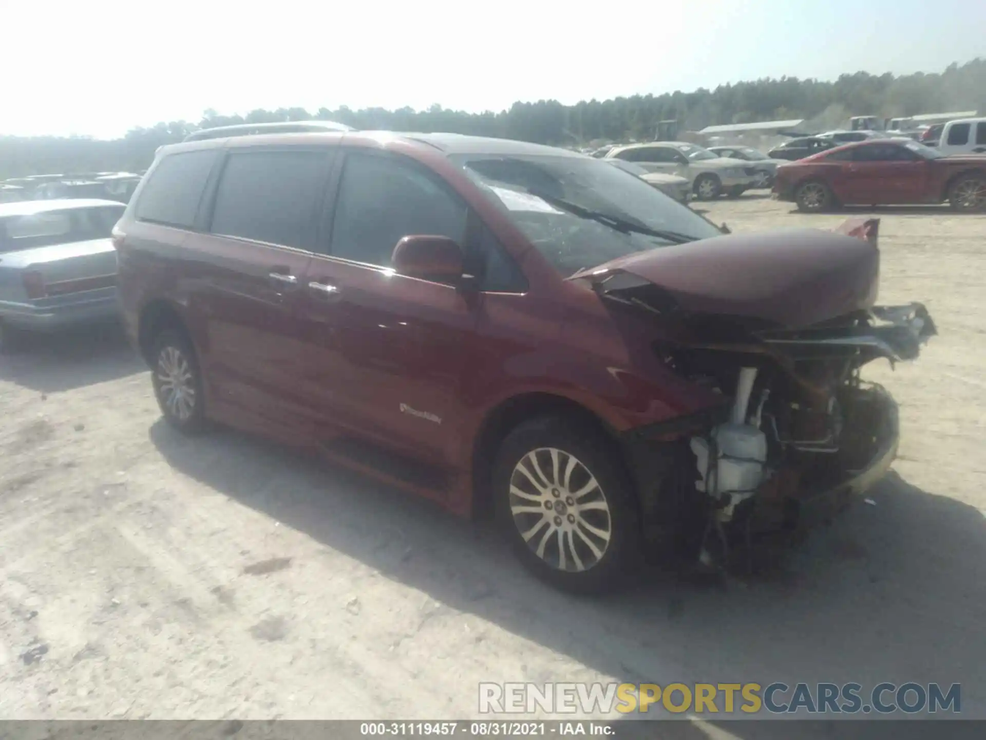 1 Photograph of a damaged car 5TDYZ3DC9LS044949 TOYOTA SIENNA 2020