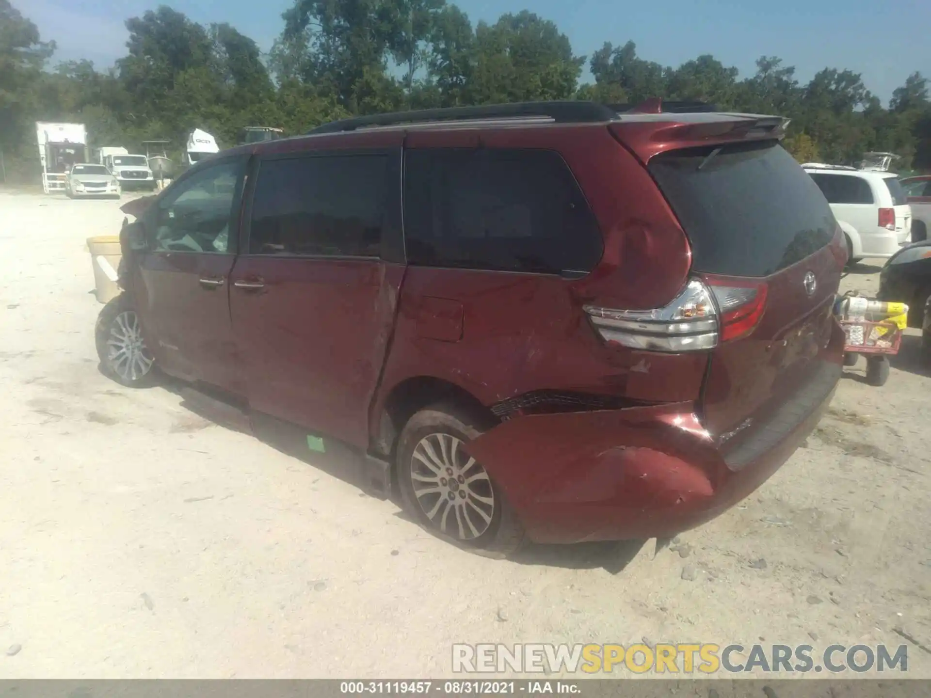 3 Фотография поврежденного автомобиля 5TDYZ3DC9LS044949 TOYOTA SIENNA 2020