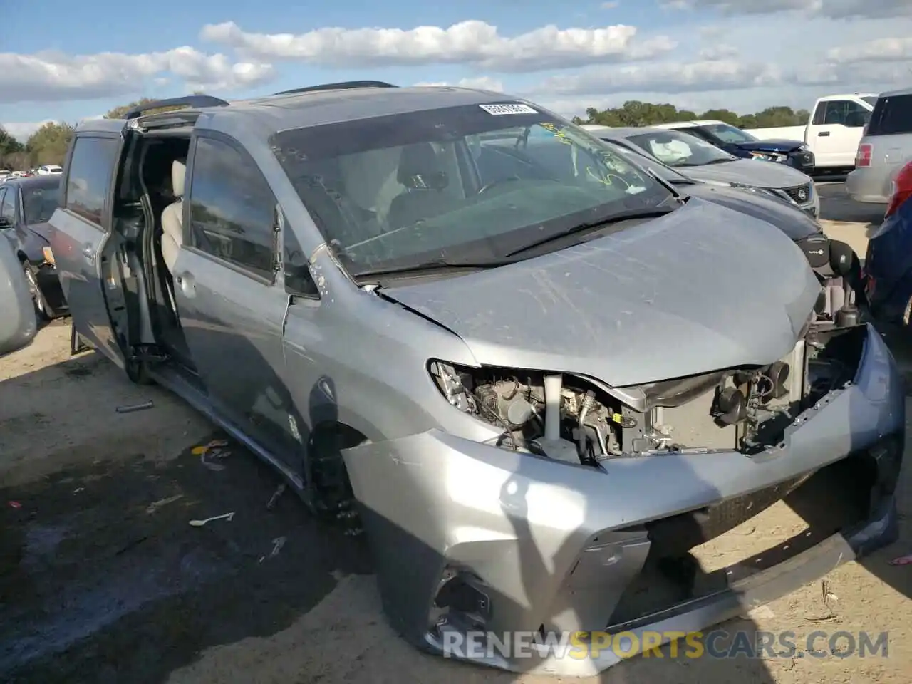 1 Photograph of a damaged car 5TDYZ3DC9LS062240 TOYOTA SIENNA 2020