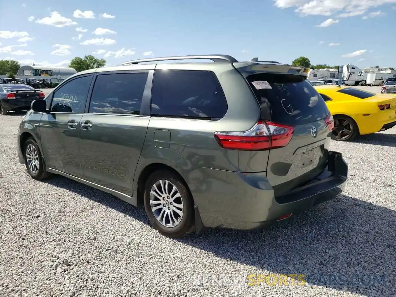 3 Фотография поврежденного автомобиля 5TDYZ3DC9LS062271 TOYOTA SIENNA 2020