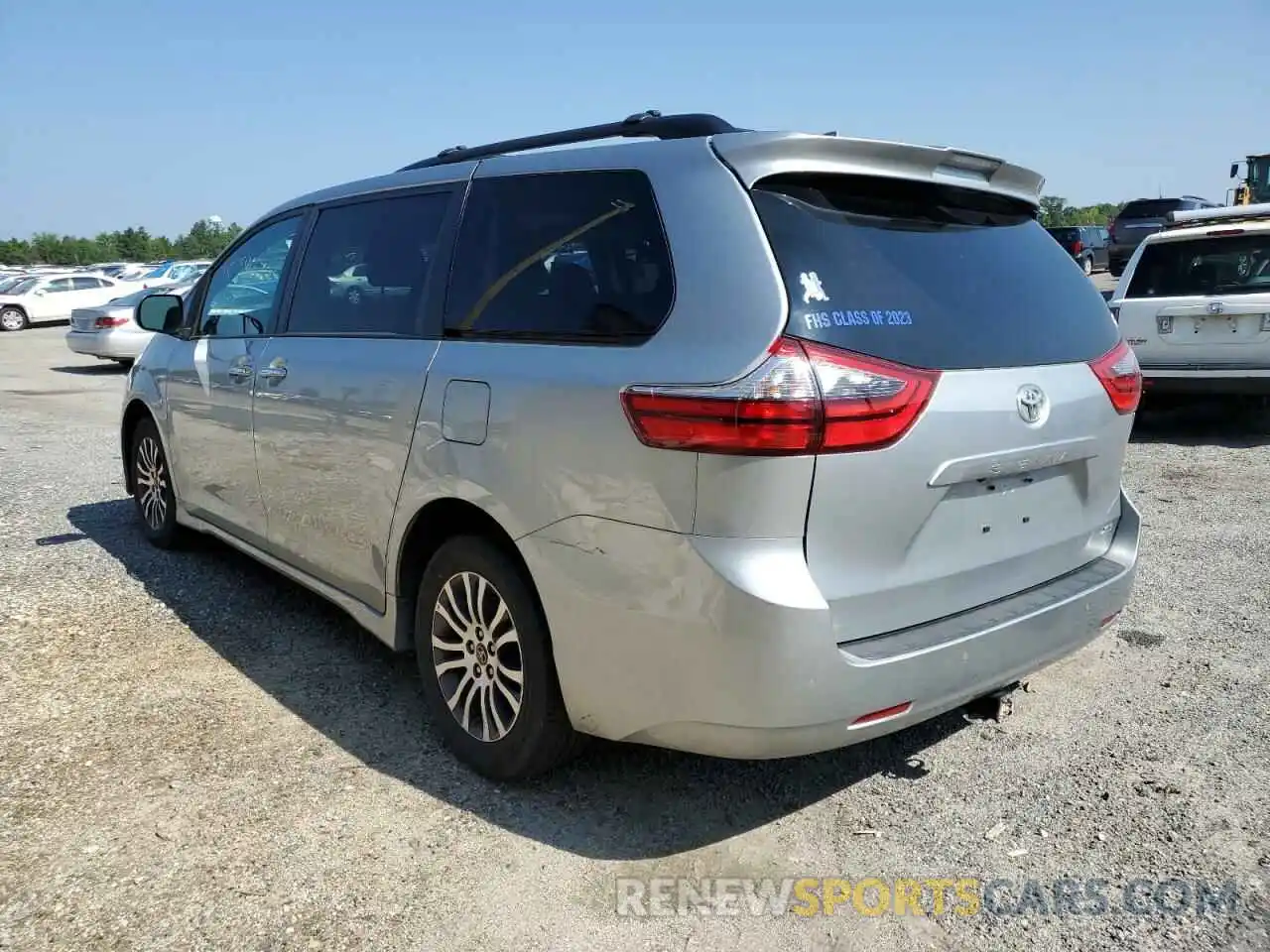 3 Фотография поврежденного автомобиля 5TDYZ3DCXLS021468 TOYOTA SIENNA 2020