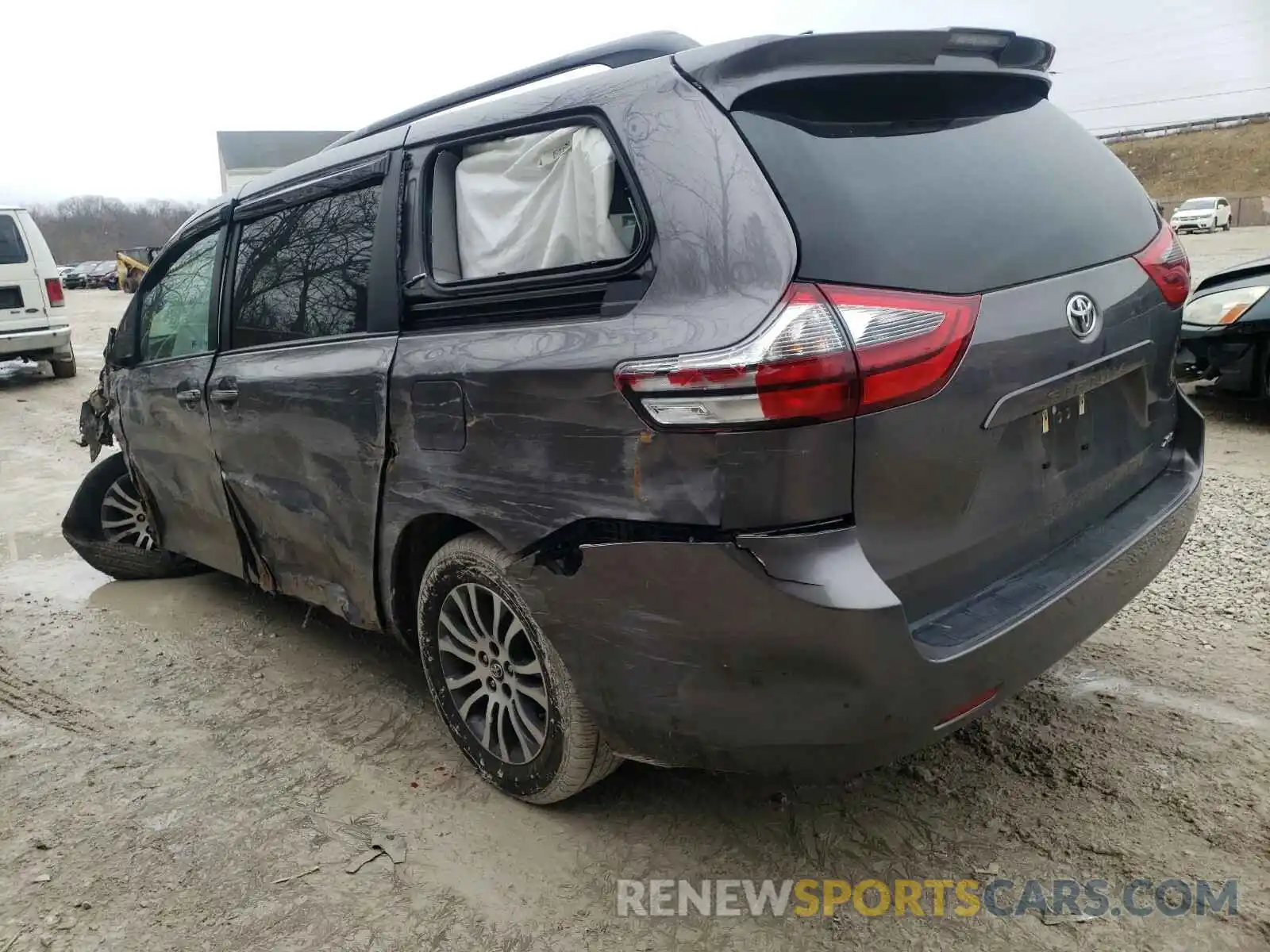 3 Фотография поврежденного автомобиля 5TDYZ3DCXLS023799 TOYOTA SIENNA 2020