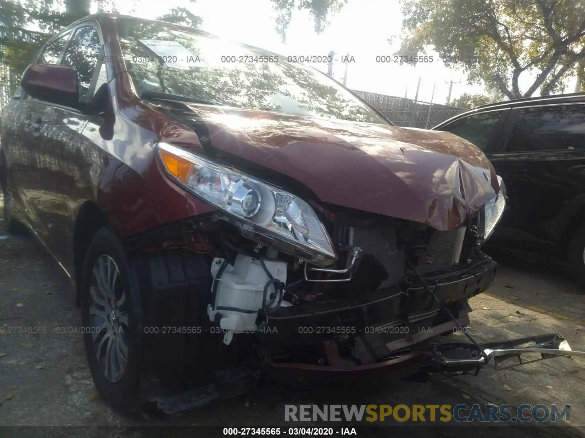 6 Photograph of a damaged car 5TDYZ3DCXLS032003 TOYOTA SIENNA 2020