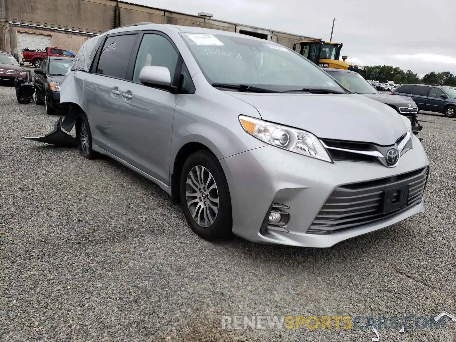 1 Фотография поврежденного автомобиля 5TDYZ3DCXLS033278 TOYOTA SIENNA 2020