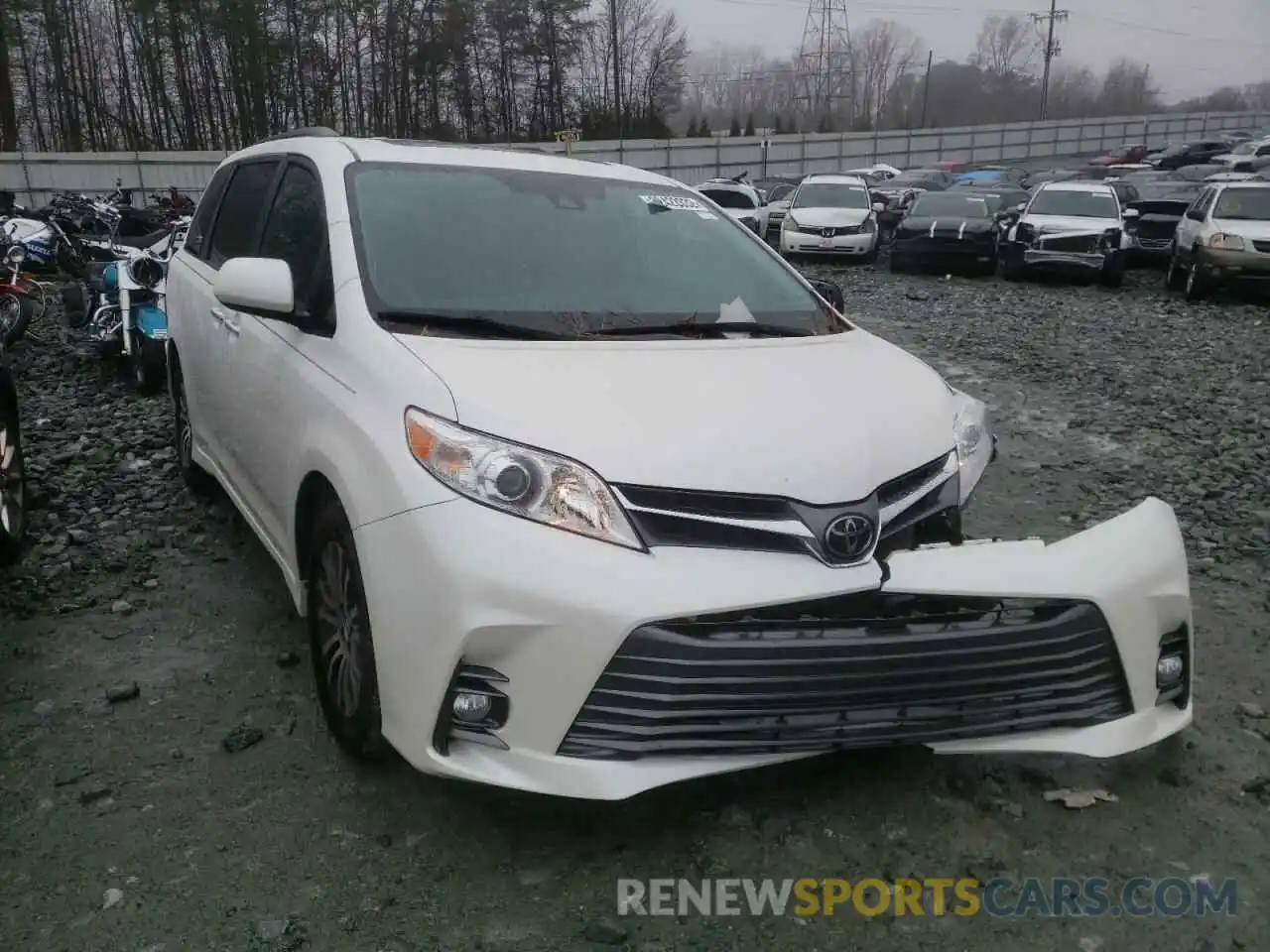 1 Photograph of a damaged car 5TDYZ3DCXLS034172 TOYOTA SIENNA 2020