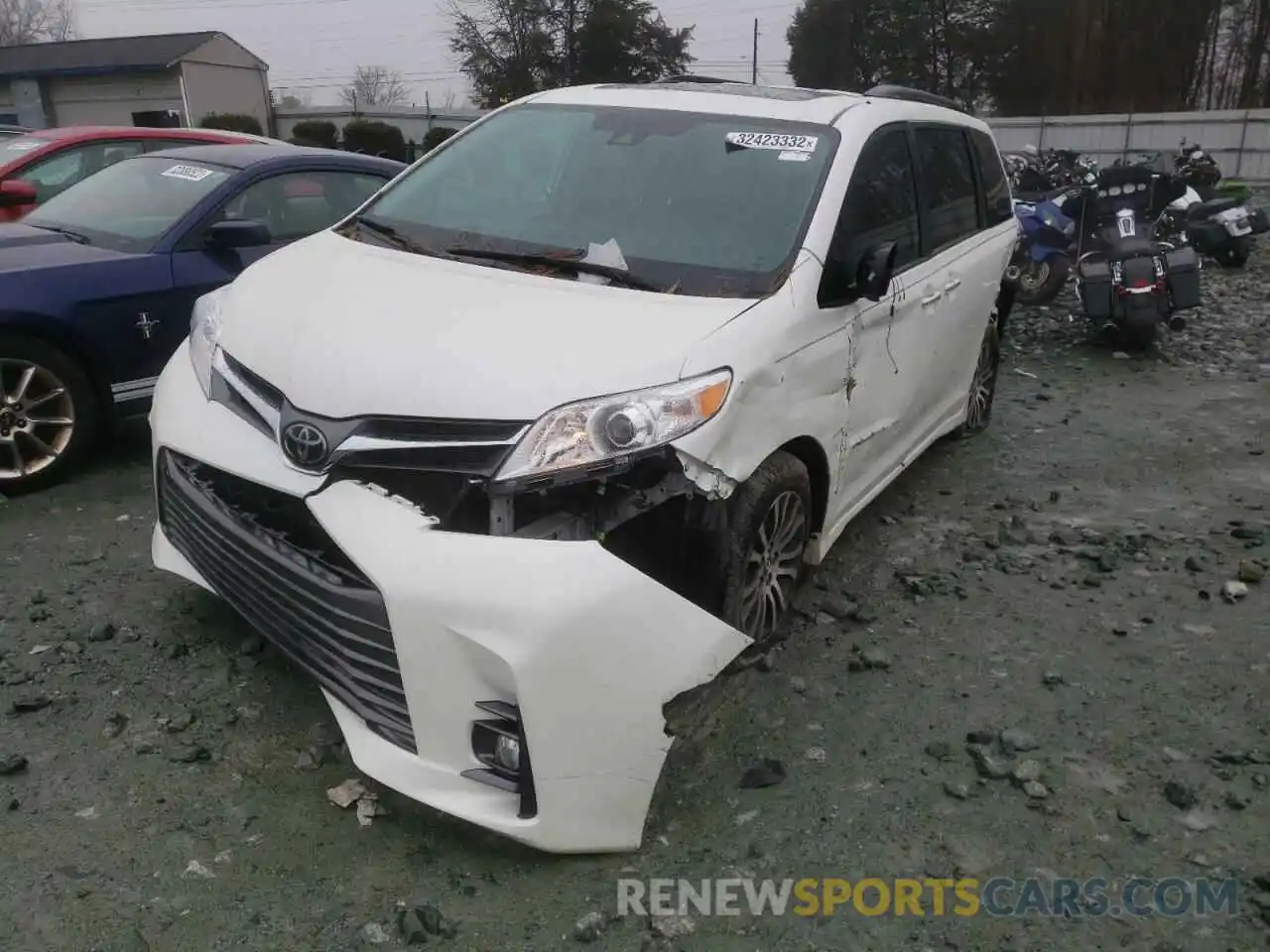 2 Фотография поврежденного автомобиля 5TDYZ3DCXLS034172 TOYOTA SIENNA 2020