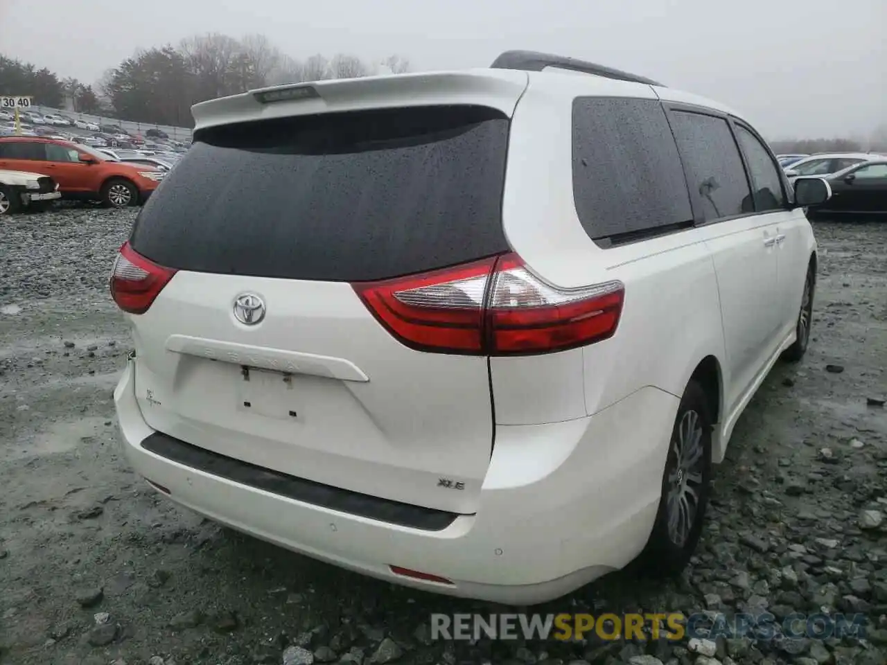 4 Фотография поврежденного автомобиля 5TDYZ3DCXLS034172 TOYOTA SIENNA 2020