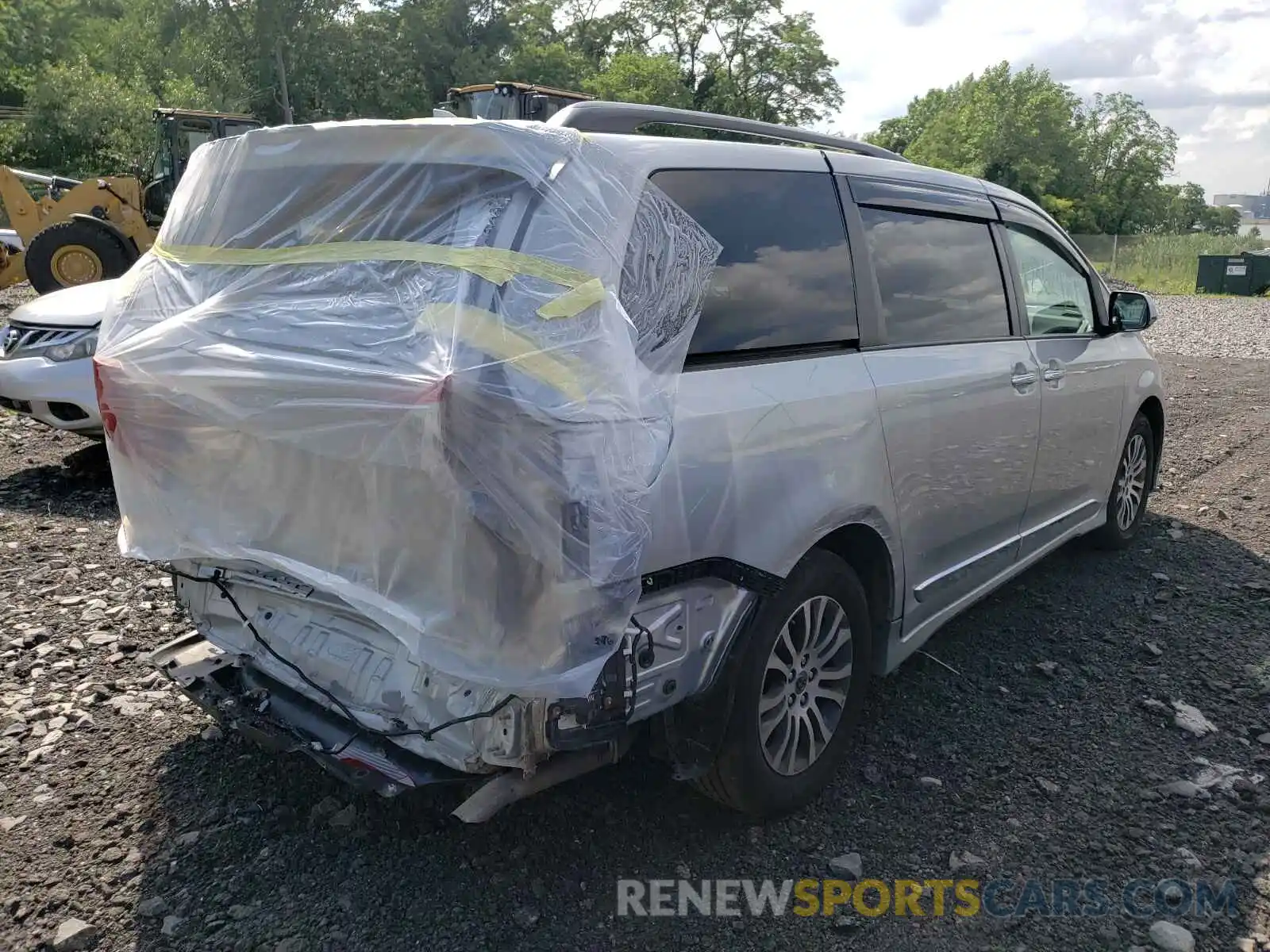 4 Фотография поврежденного автомобиля 5TDYZ3DCXLS041283 TOYOTA SIENNA 2020