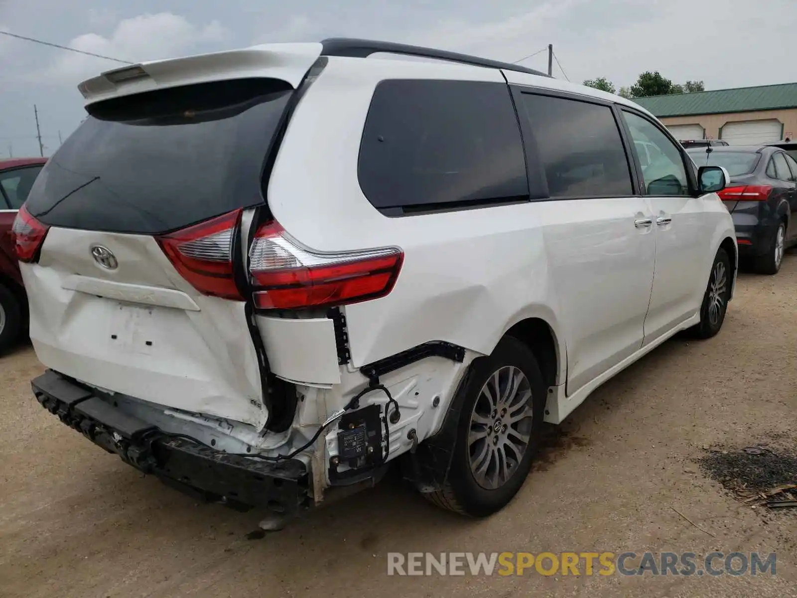 4 Фотография поврежденного автомобиля 5TDYZ3DCXLS049805 TOYOTA SIENNA 2020