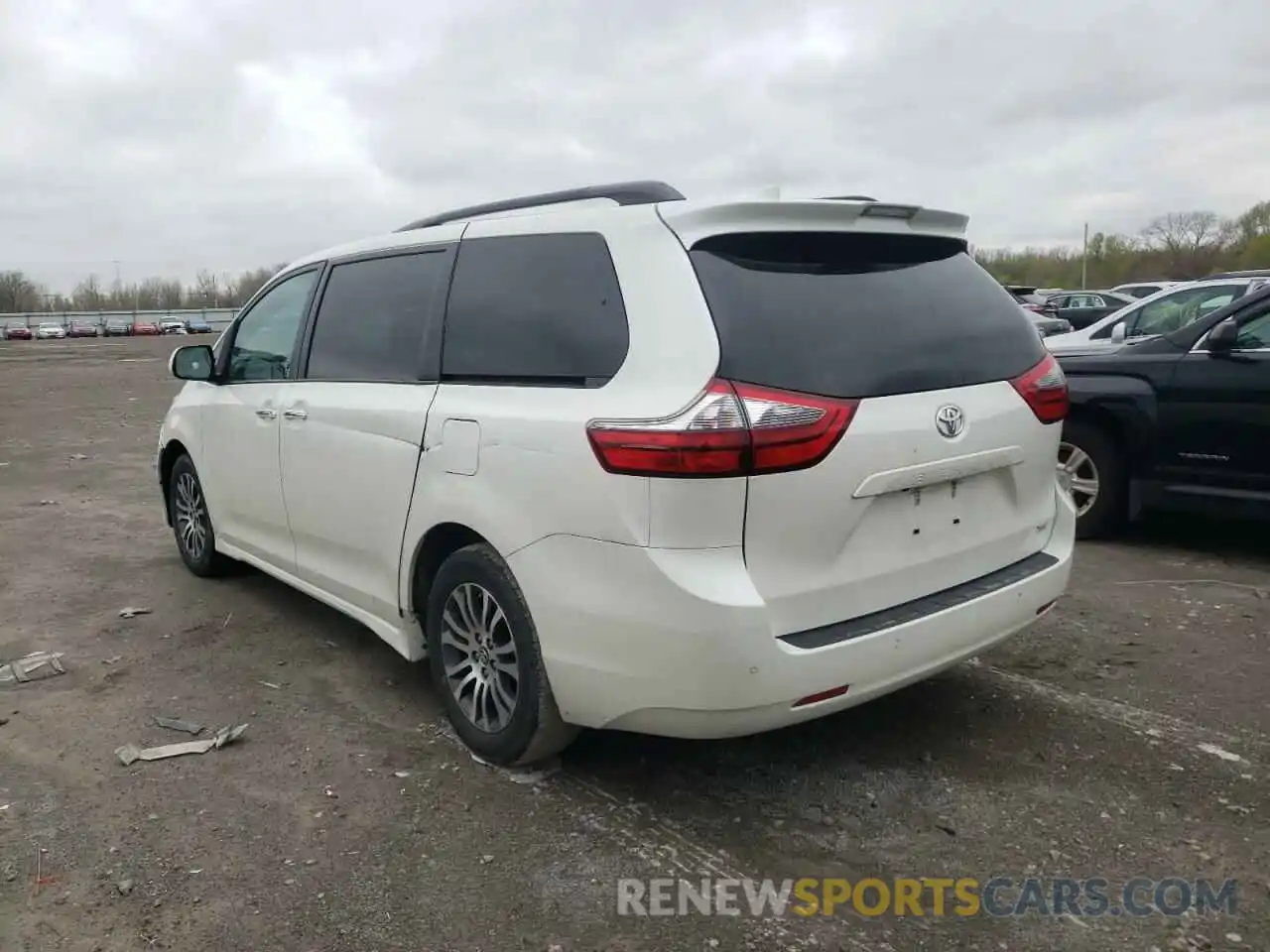 3 Фотография поврежденного автомобиля 5TDYZ3DCXLS051151 TOYOTA SIENNA 2020