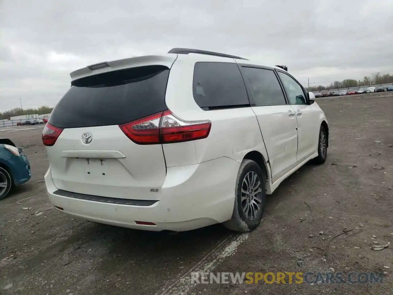 4 Фотография поврежденного автомобиля 5TDYZ3DCXLS051151 TOYOTA SIENNA 2020